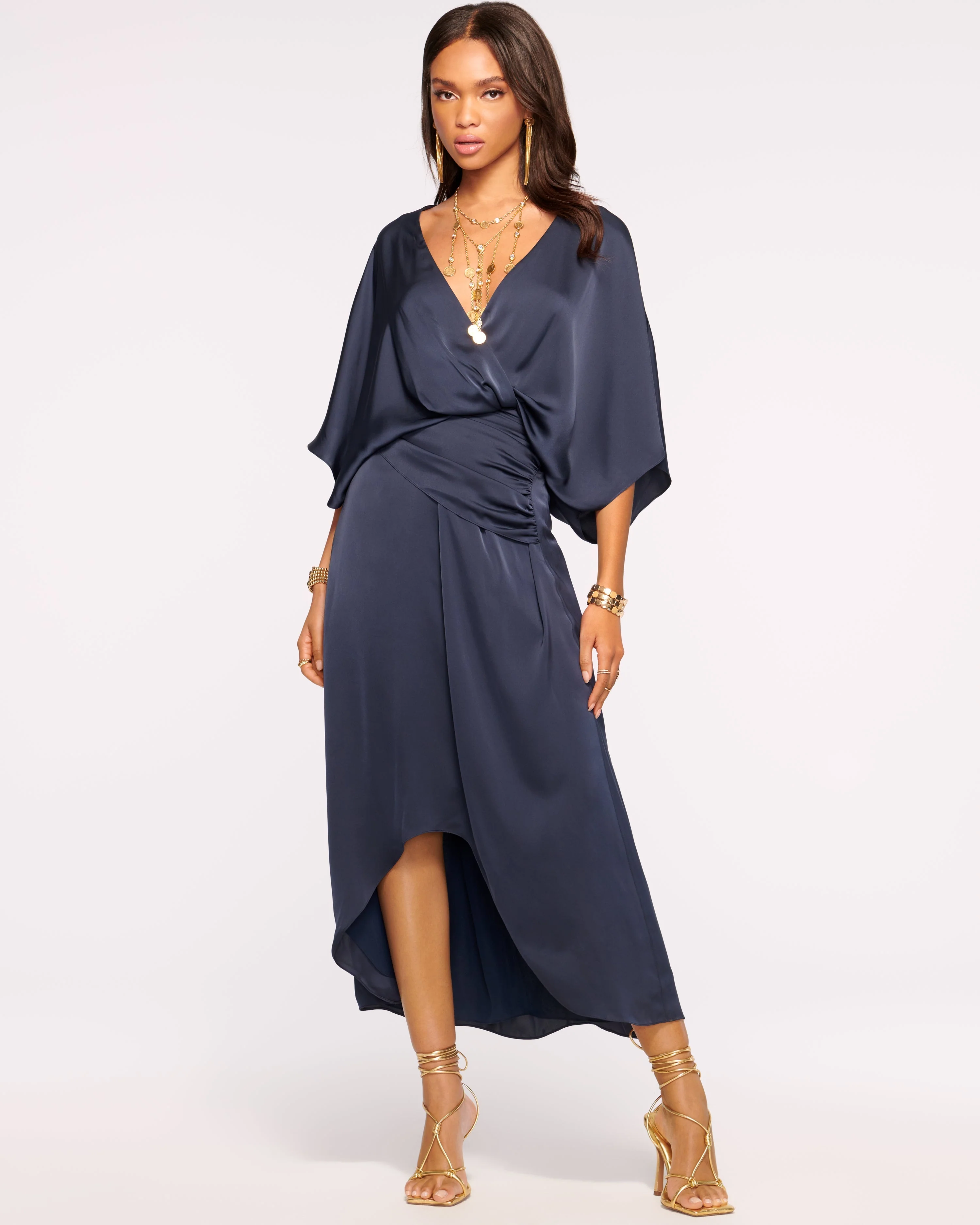 Adiel Wrap Midi Dress - Image 2
