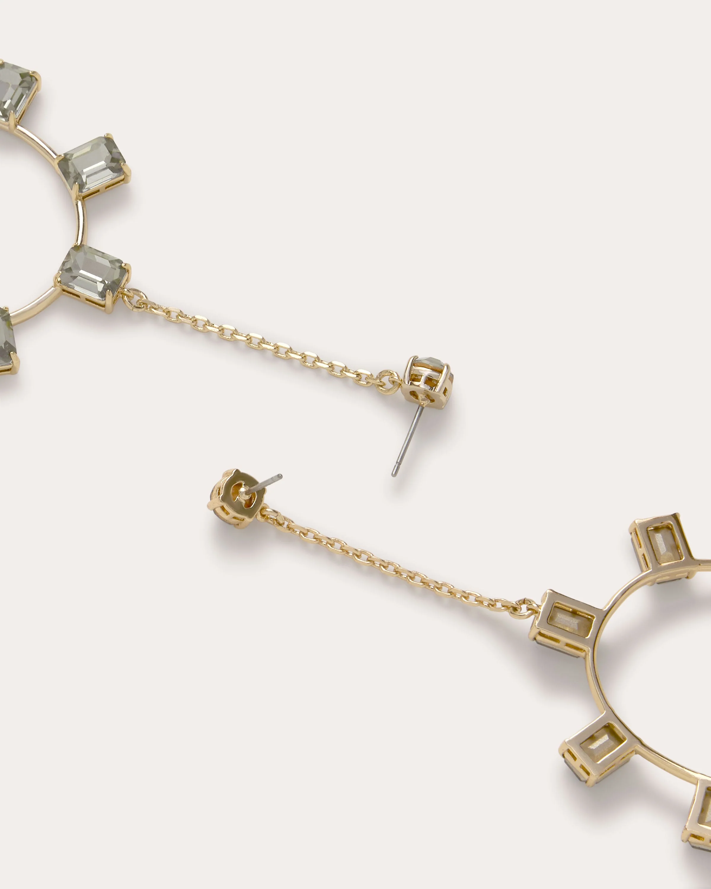 Alanna Stone Drop Earrings | GOLD GRAPHITE - Image 3