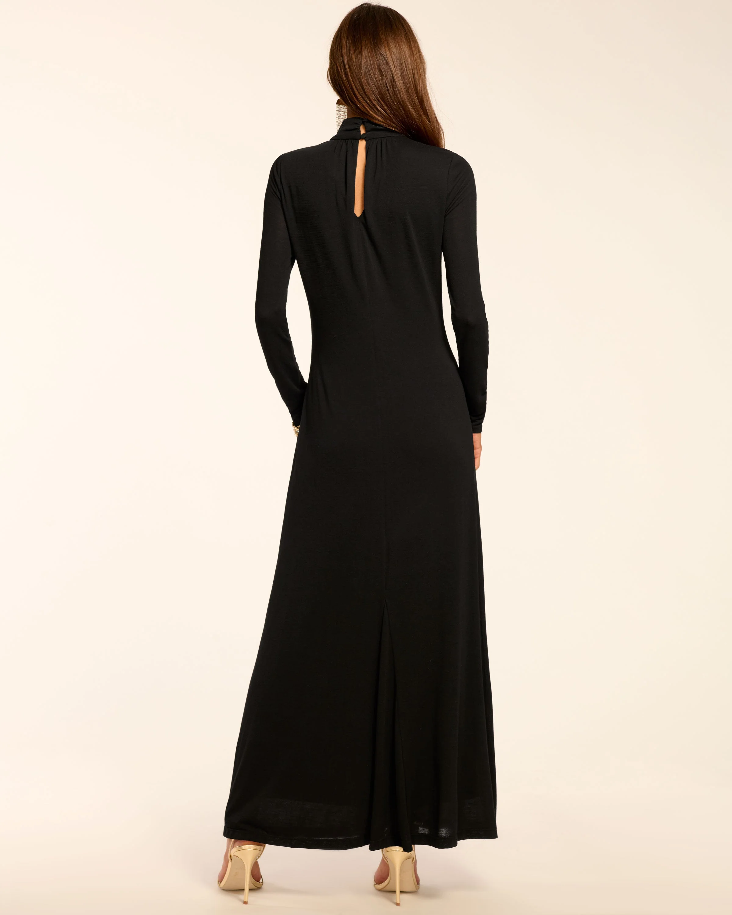 Alexandra Knit Mock Neck Maxi Dress - Image 4
