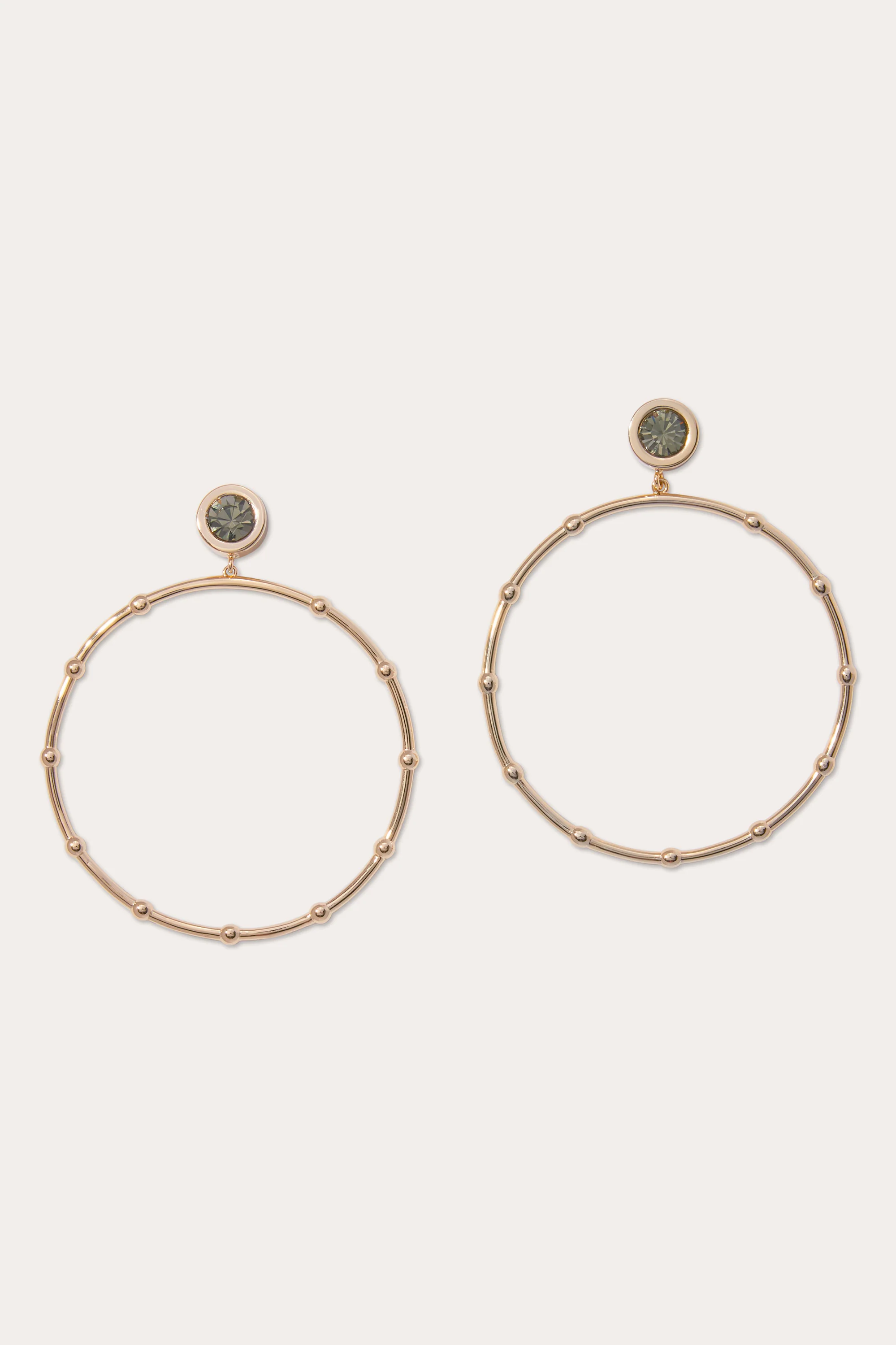 Angely Drop Hoop Earrings - Image 2