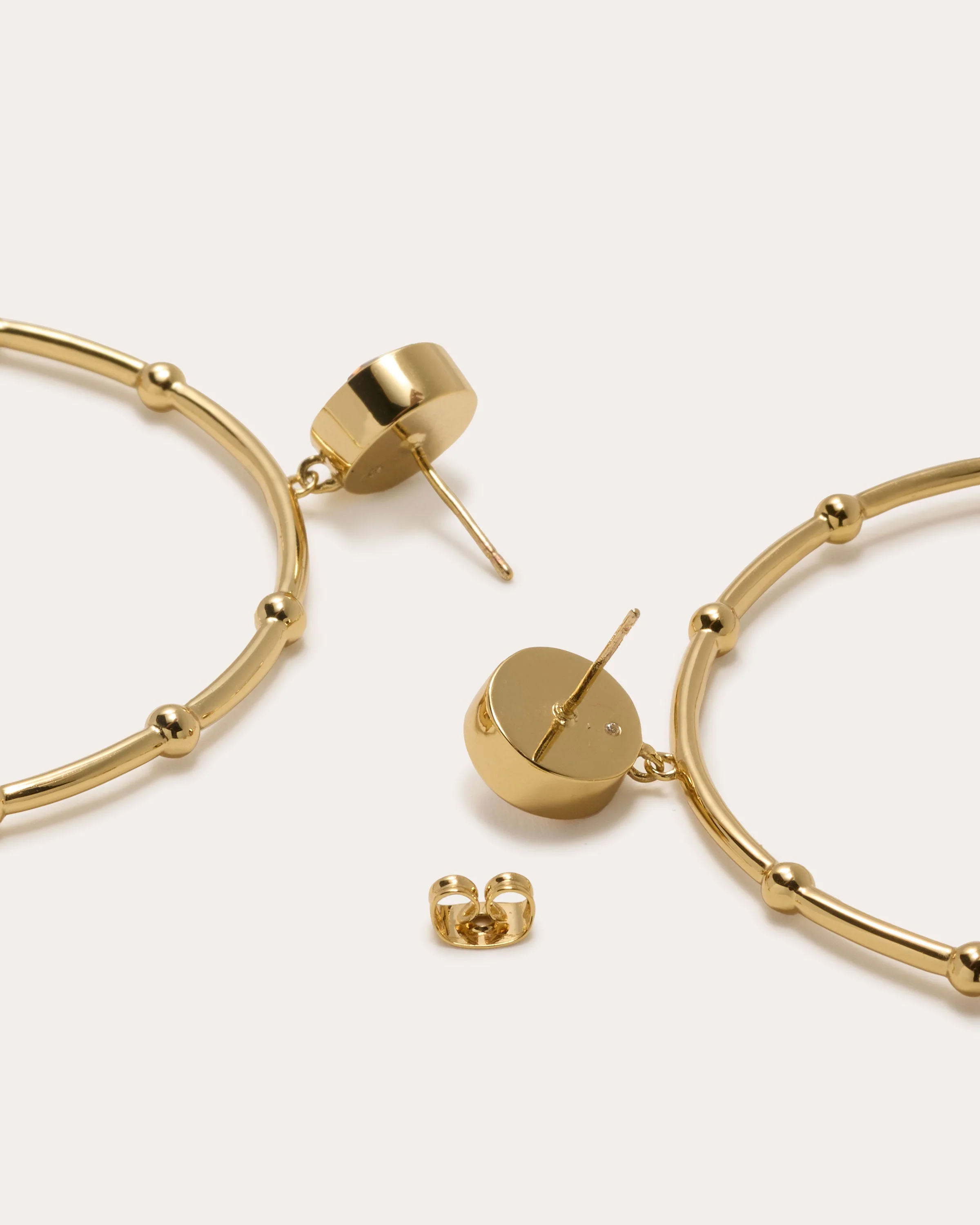 Angely Drop Hoop Earrings - Image 9