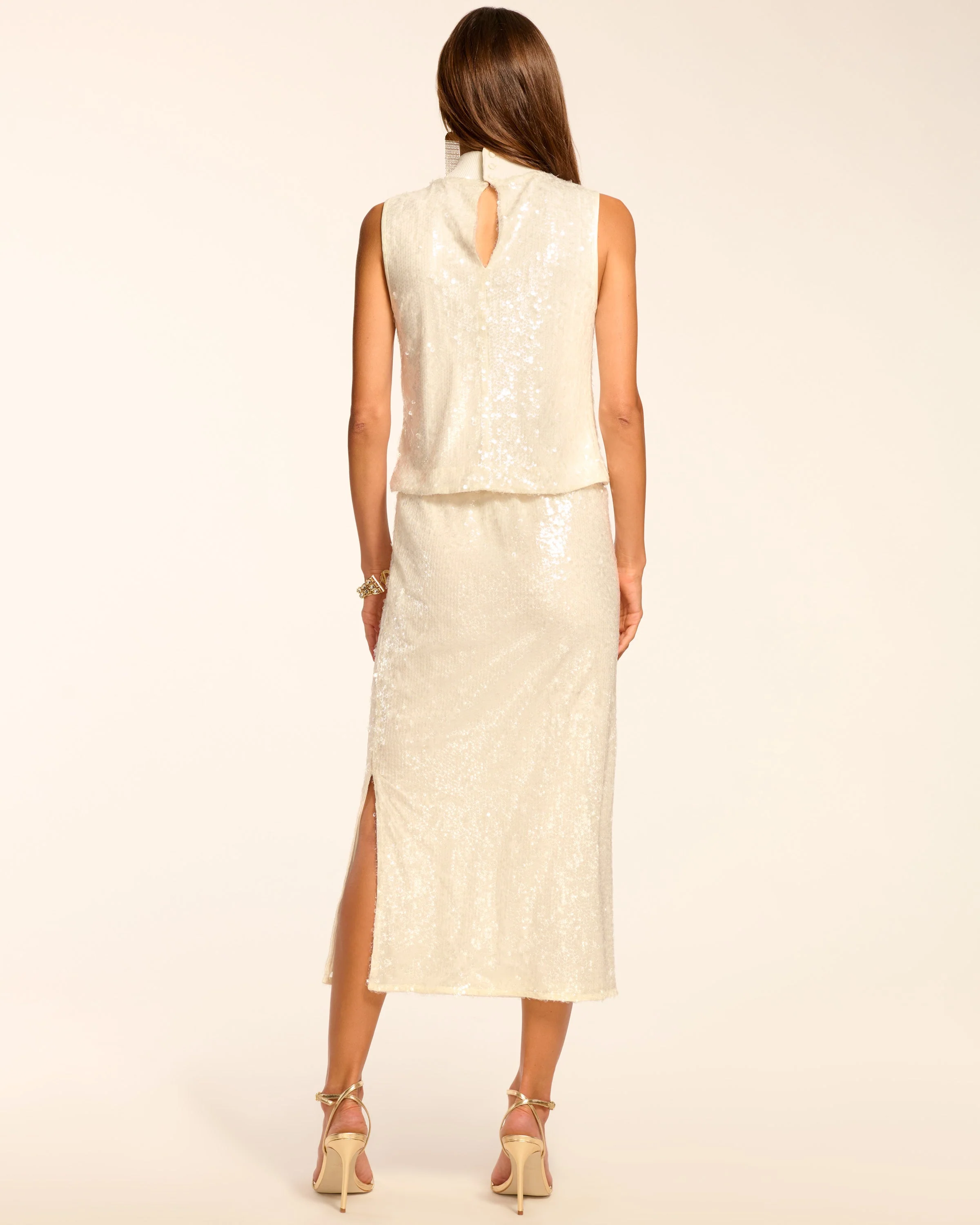 Annita Sequin Midi Skirt - Image 4