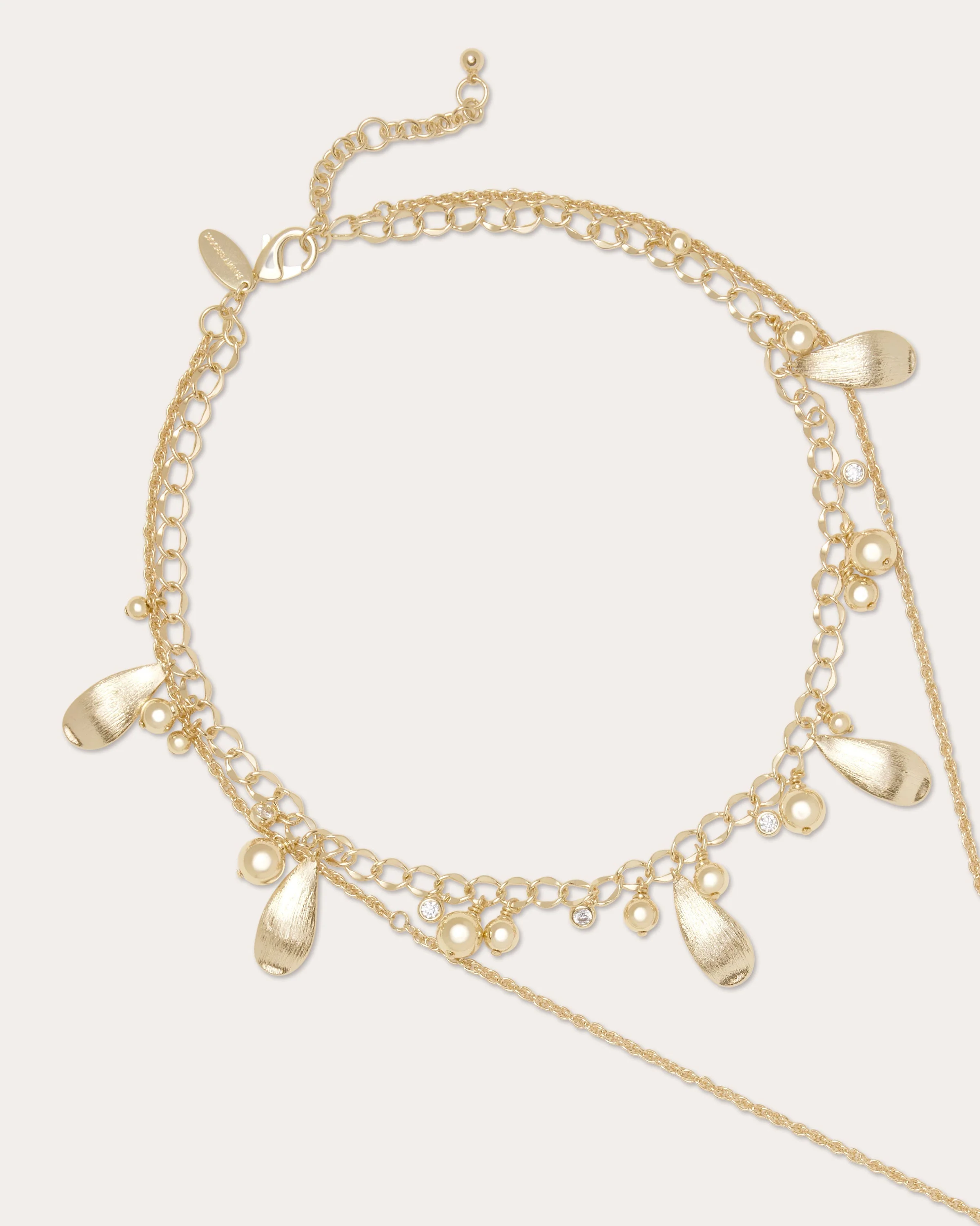 Anya Flower Lariat Necklace - Image 3