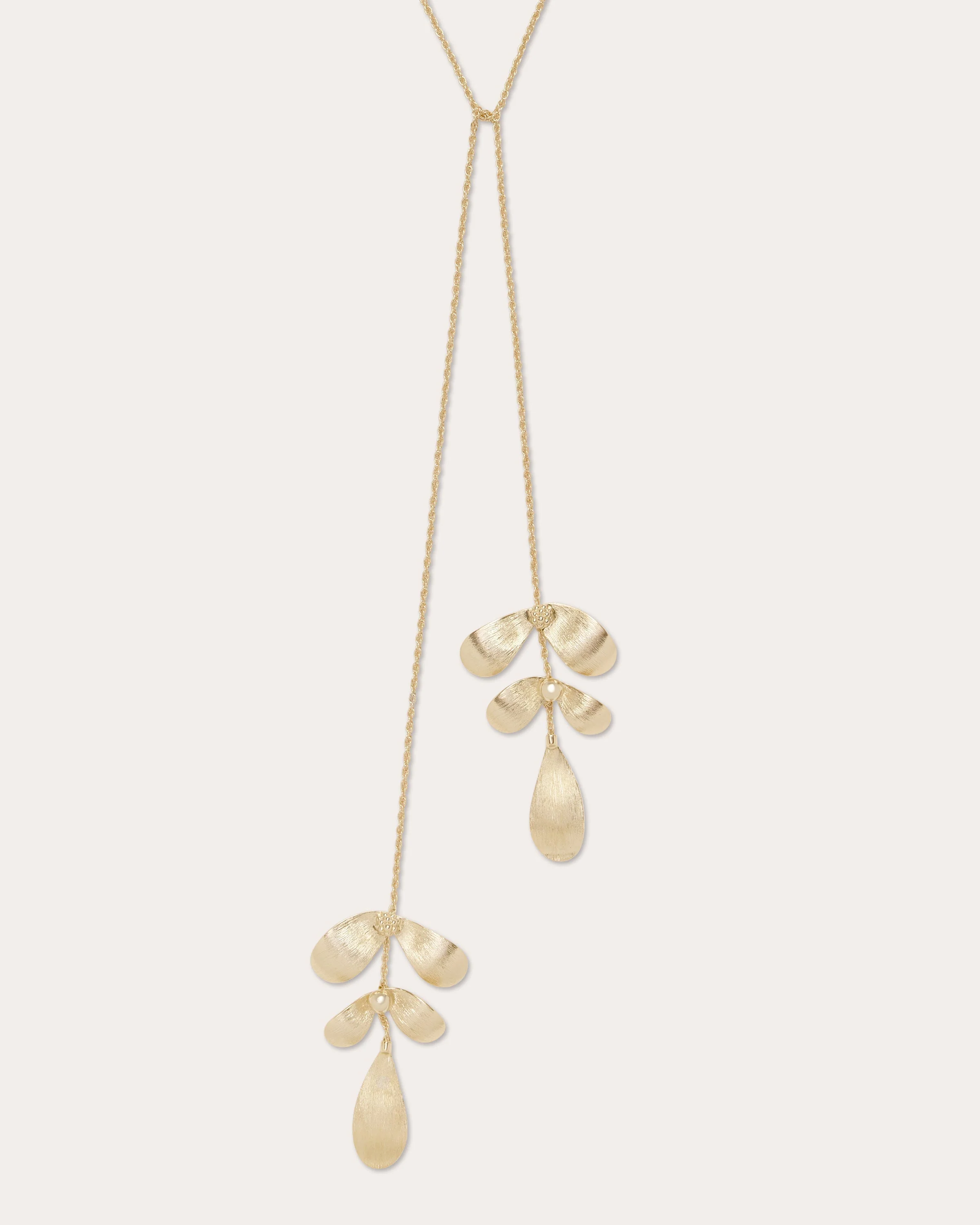 Anya Flower Lariat Necklace - Image 4
