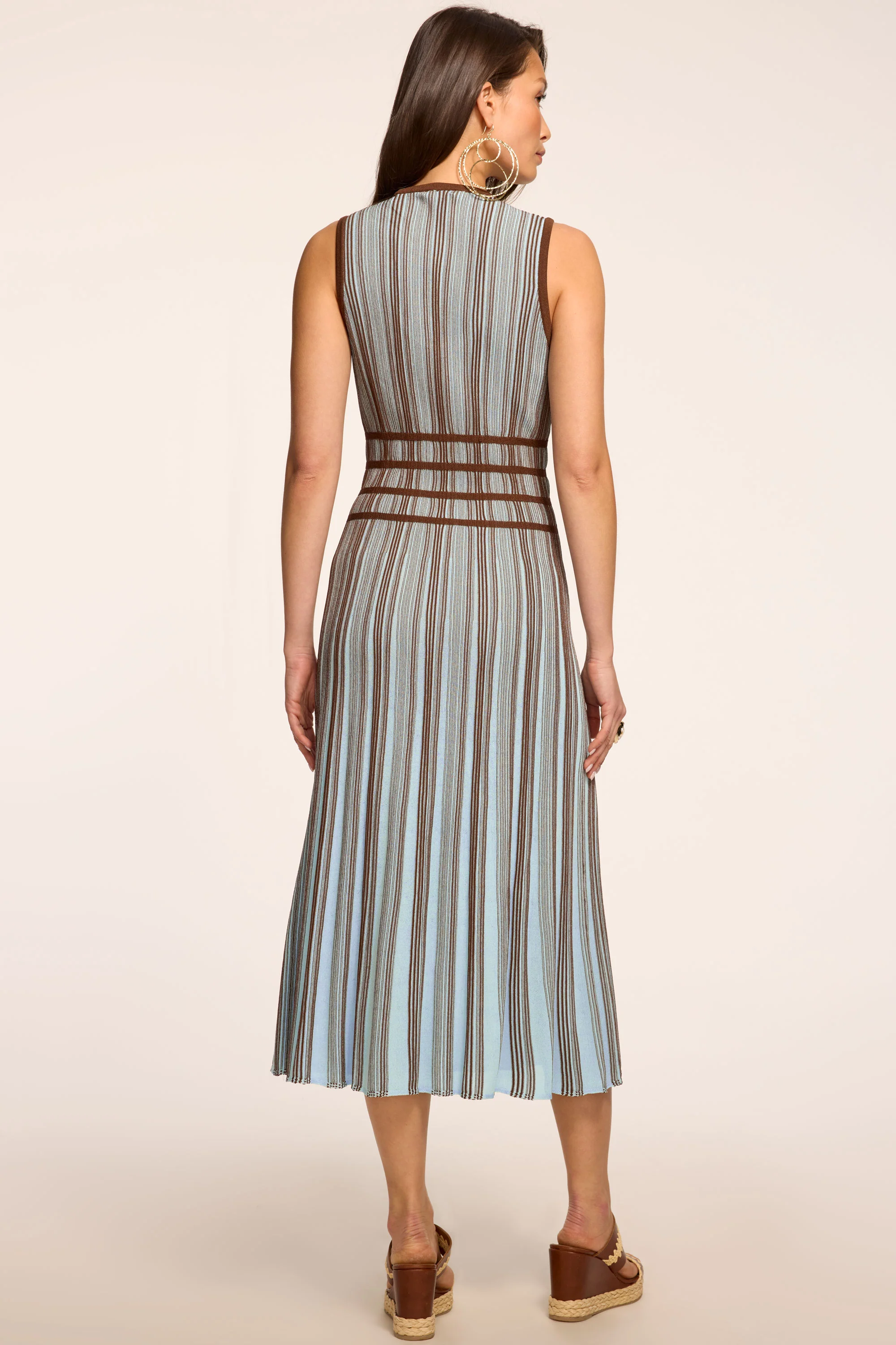 Arlette Striped Knit Midi Dress - Image 4