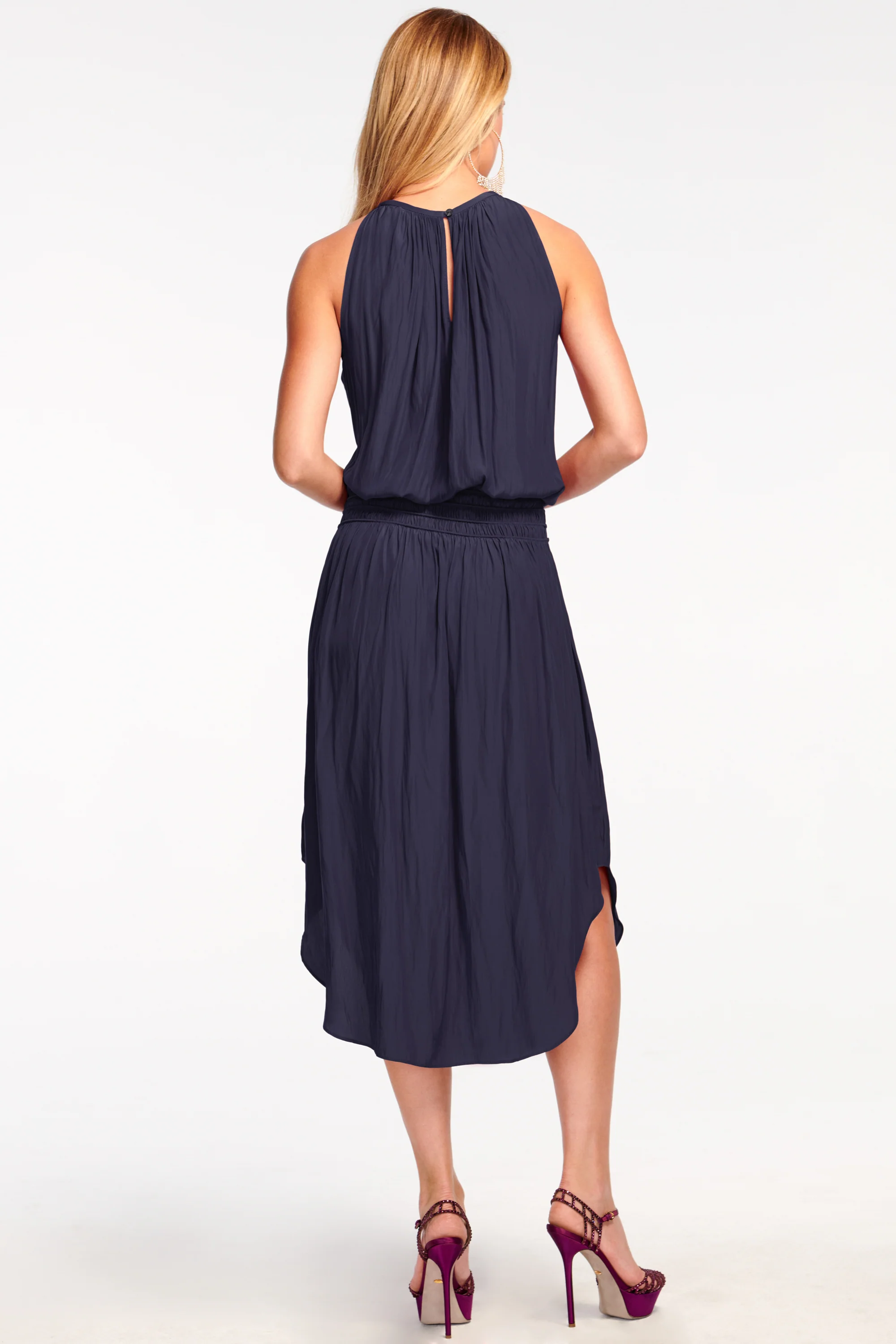 Audrey Smocked Midi Dress - Image 4