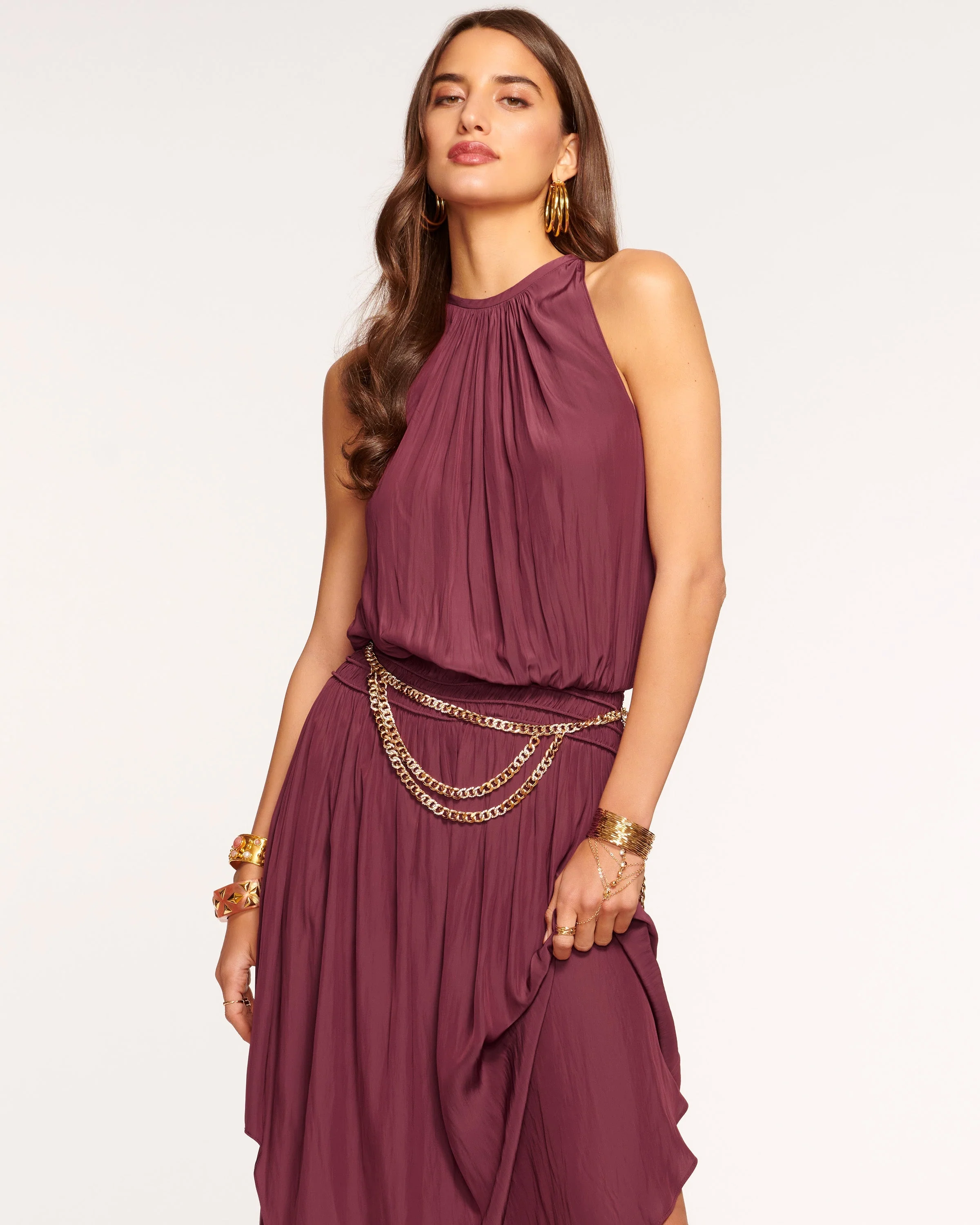 Audrey Smocked Midi Dress - Image 5