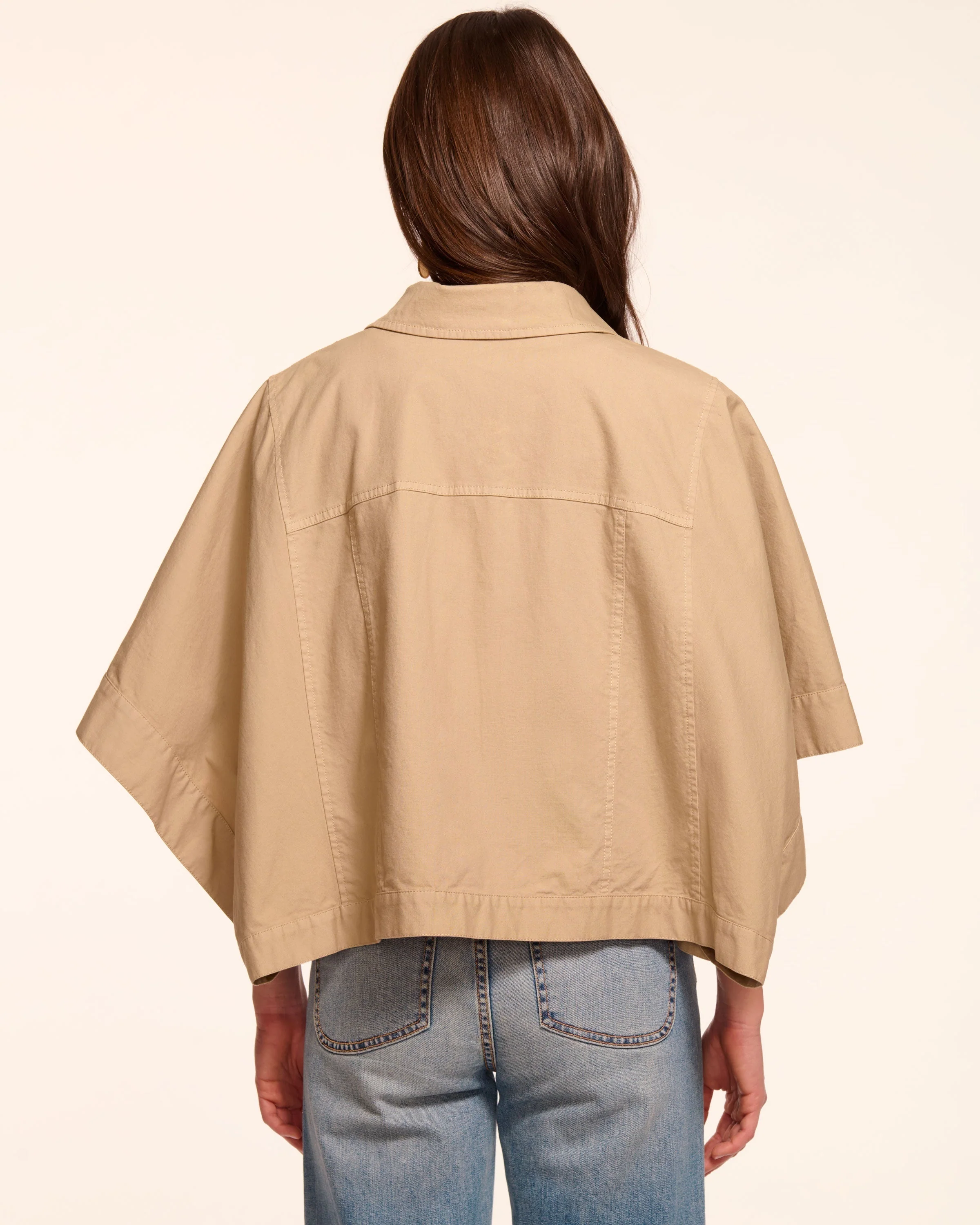 Beatrice Canvas Jacket | SANDSTONE - Image 4