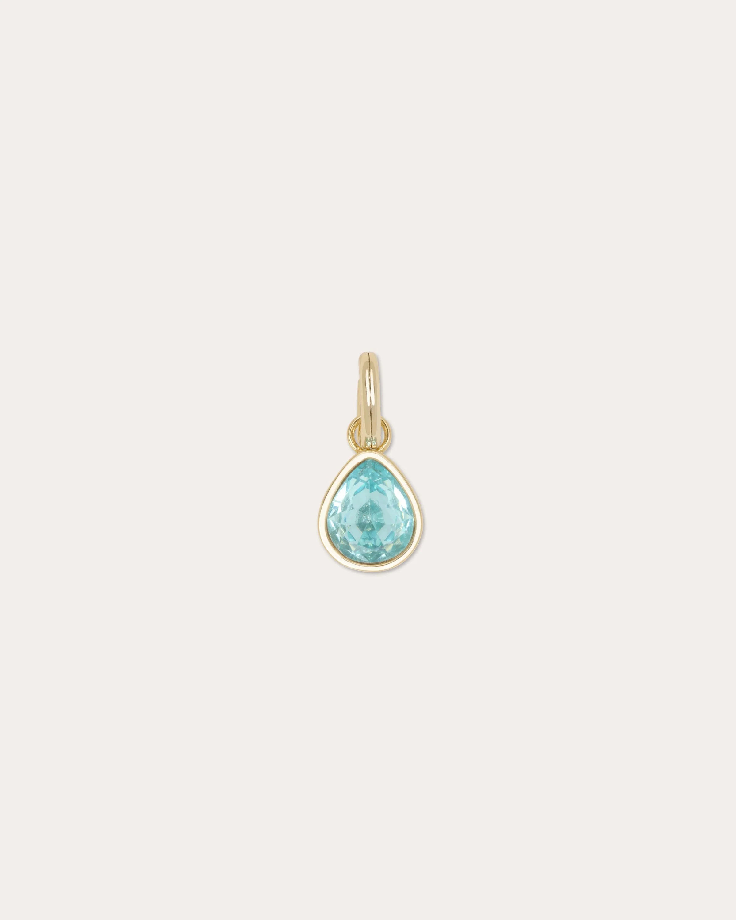 Birthstone Charm | MARCH_AQUAMARINE