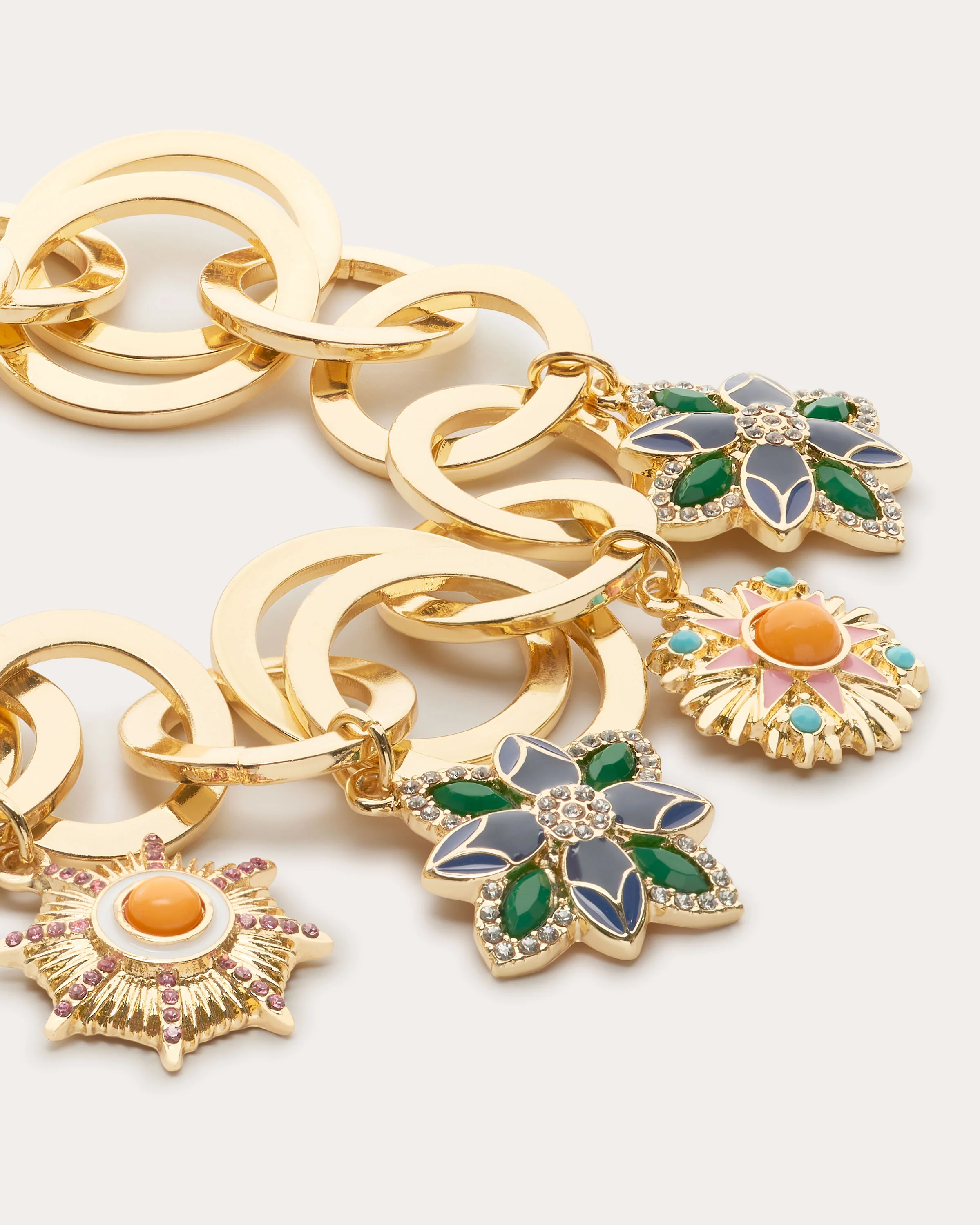 Camila Flower Charm Bracelet - Image 2