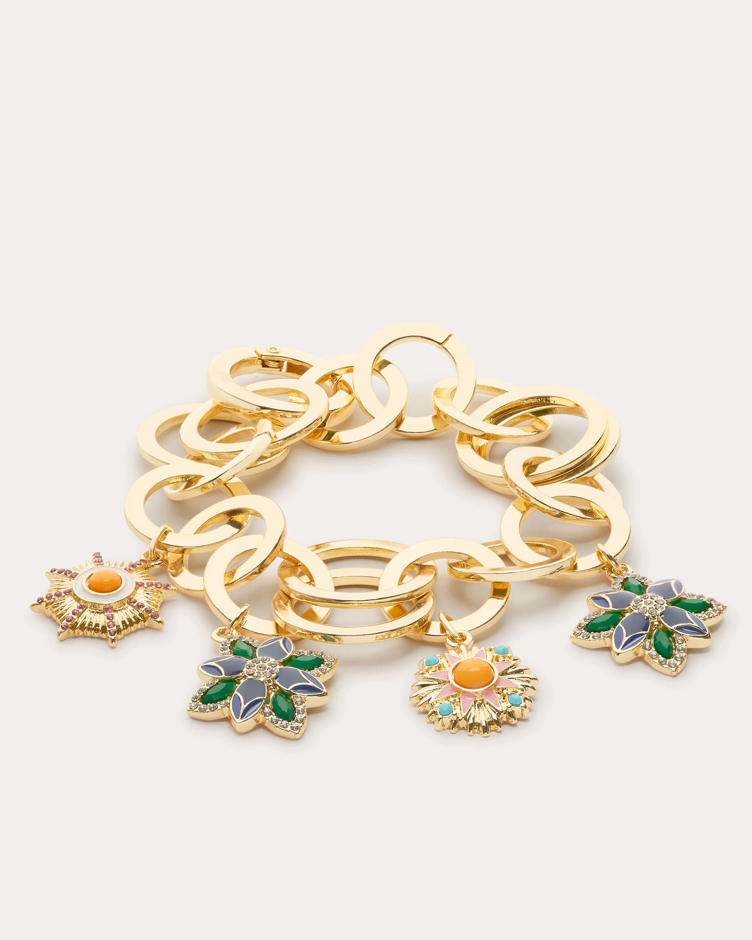 Camila Flower Charm Bracelet - Image 3