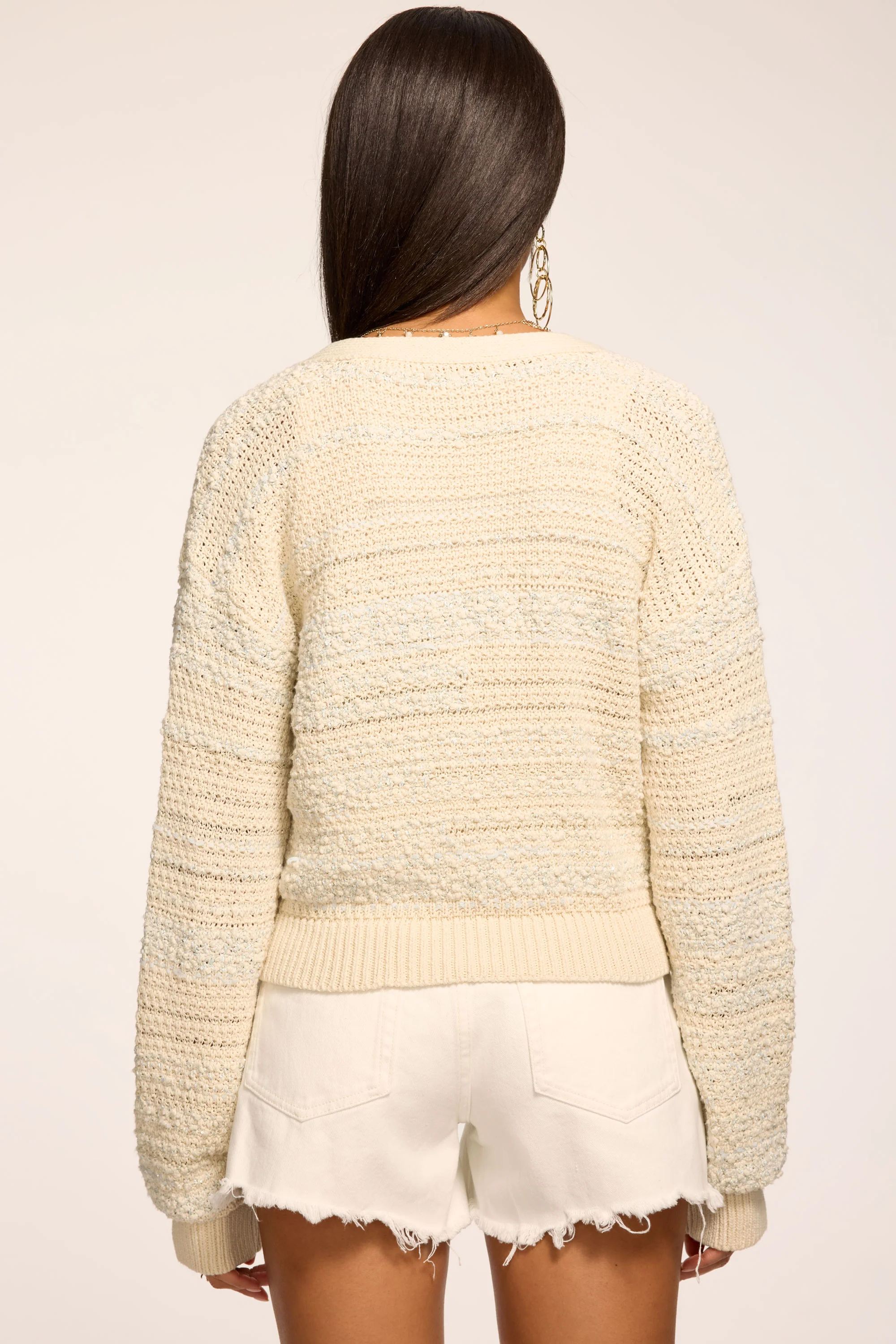 Carly Textured Knit Cardigan - Image 4