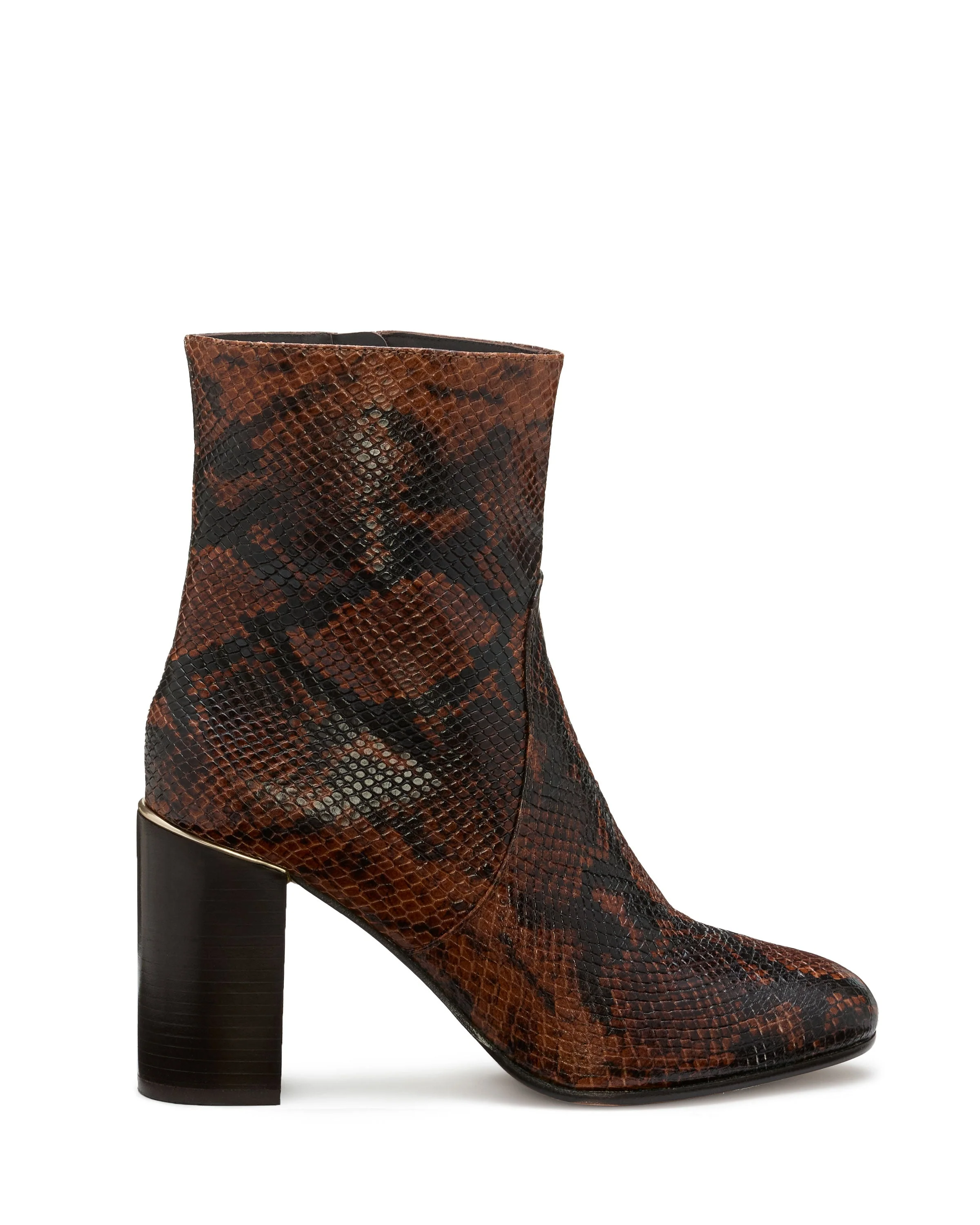 Caro Heeled Ankle Boots | BROWN SNAKE - Image 2