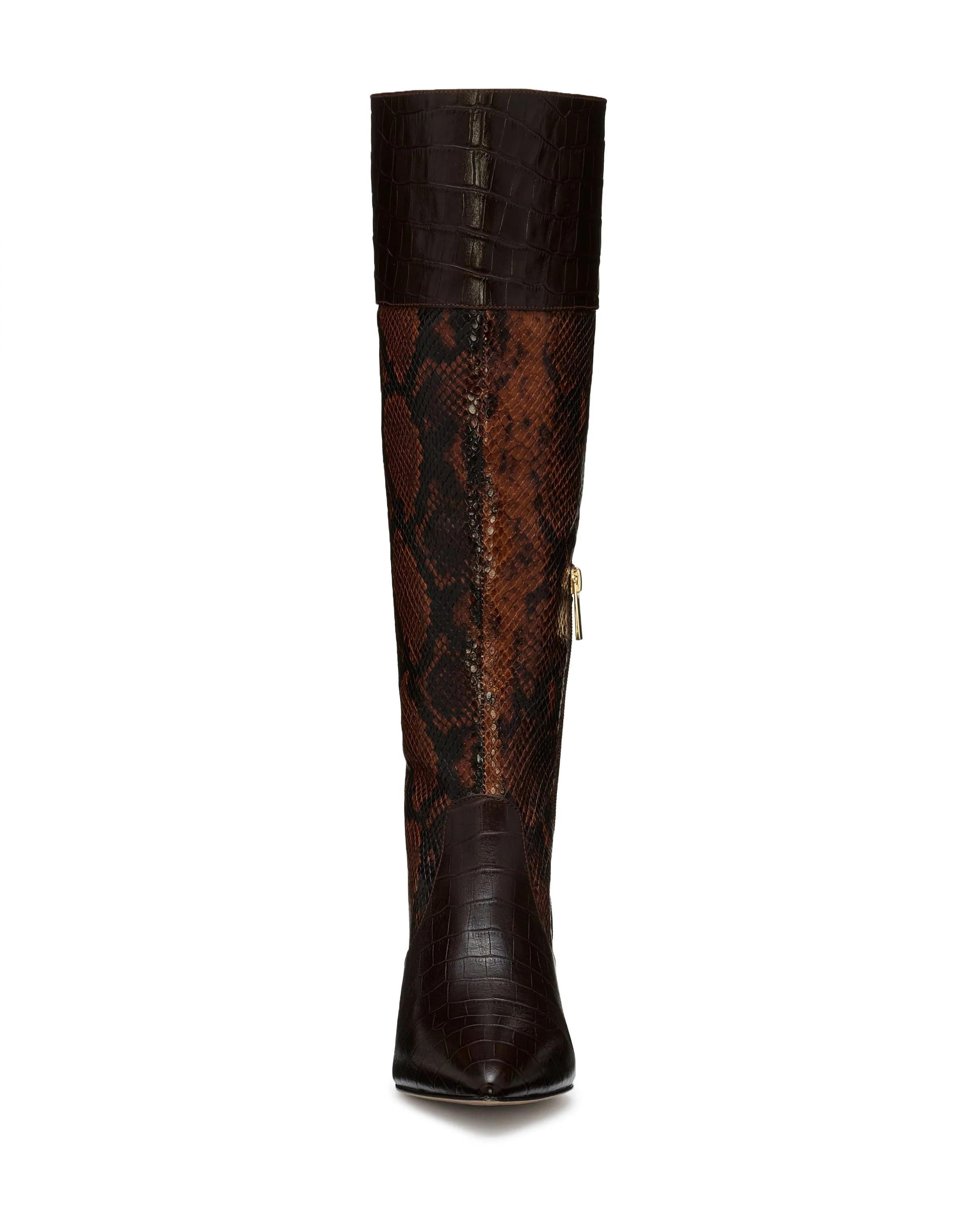 Cassie Heeled Boots | BROWN SNAKE - Image 3