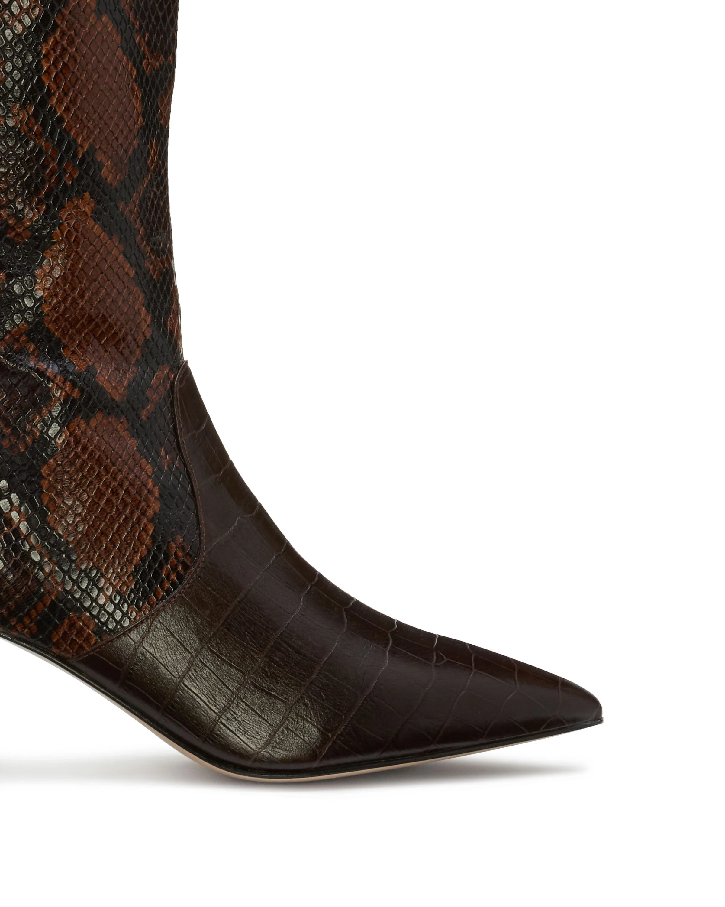 Cassie Heeled Boots | BROWN SNAKE - Image 5