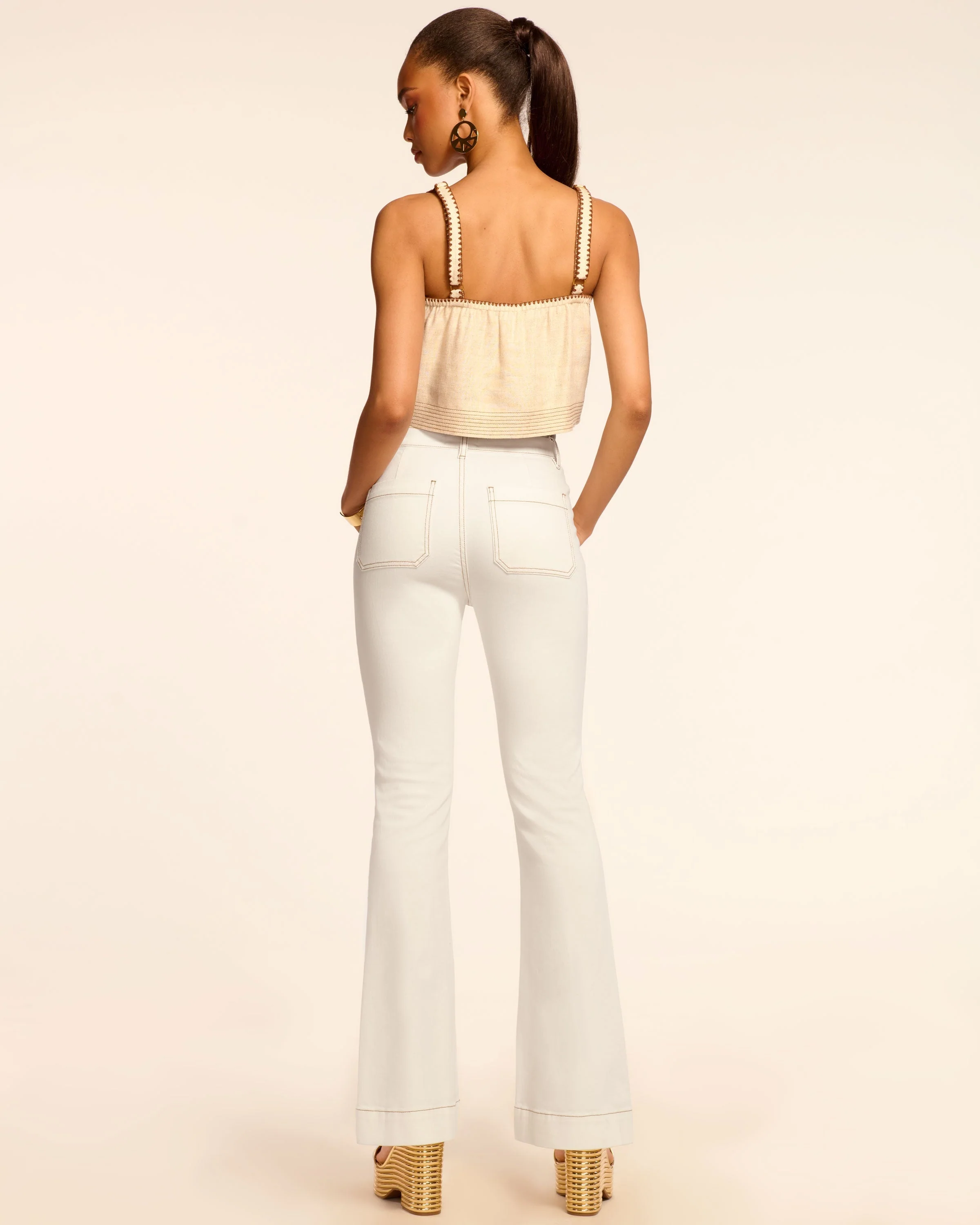 Cindy High-Rise Flare Jean - Image 5