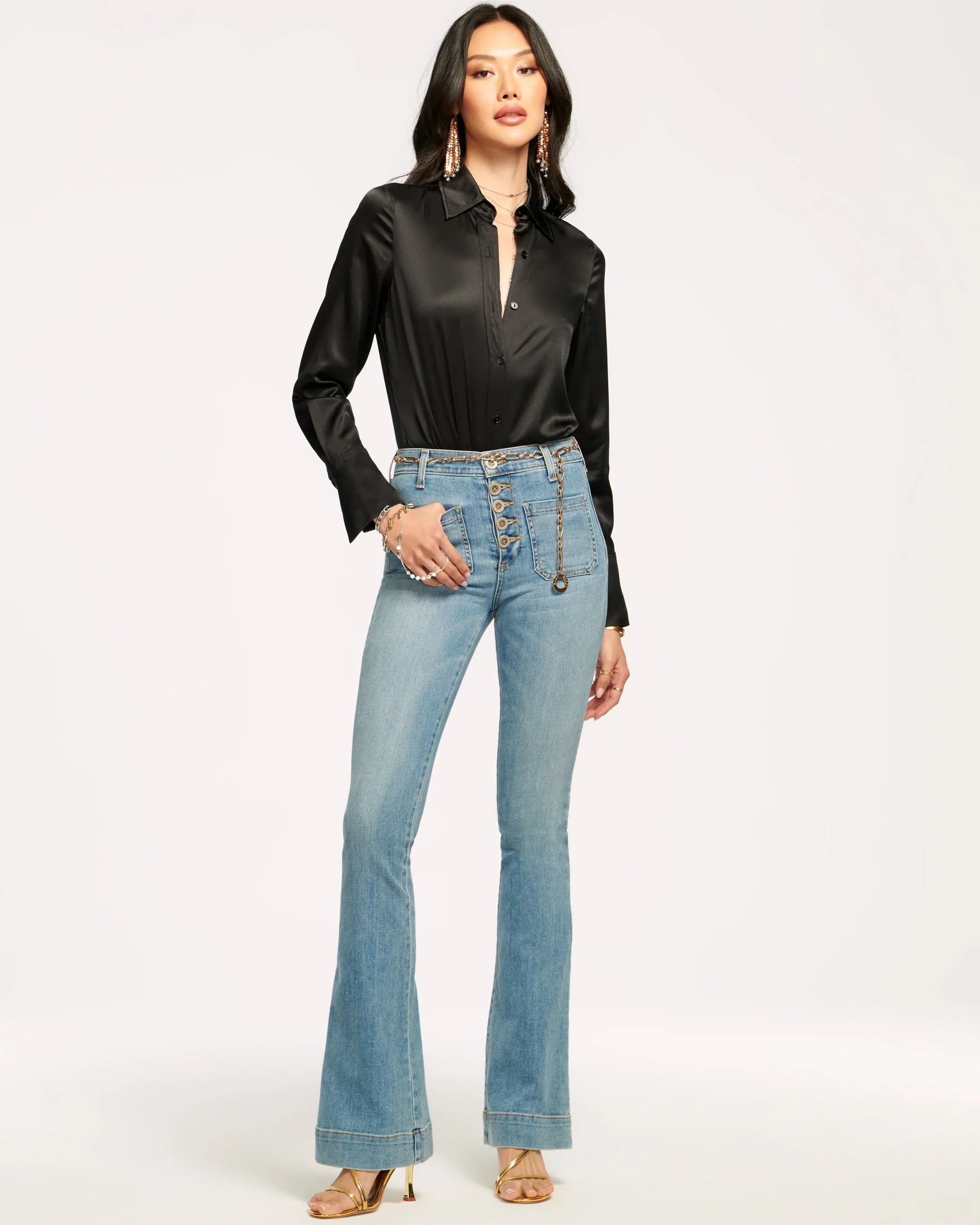 Cindy High-Rise Flare Jean - Image 9