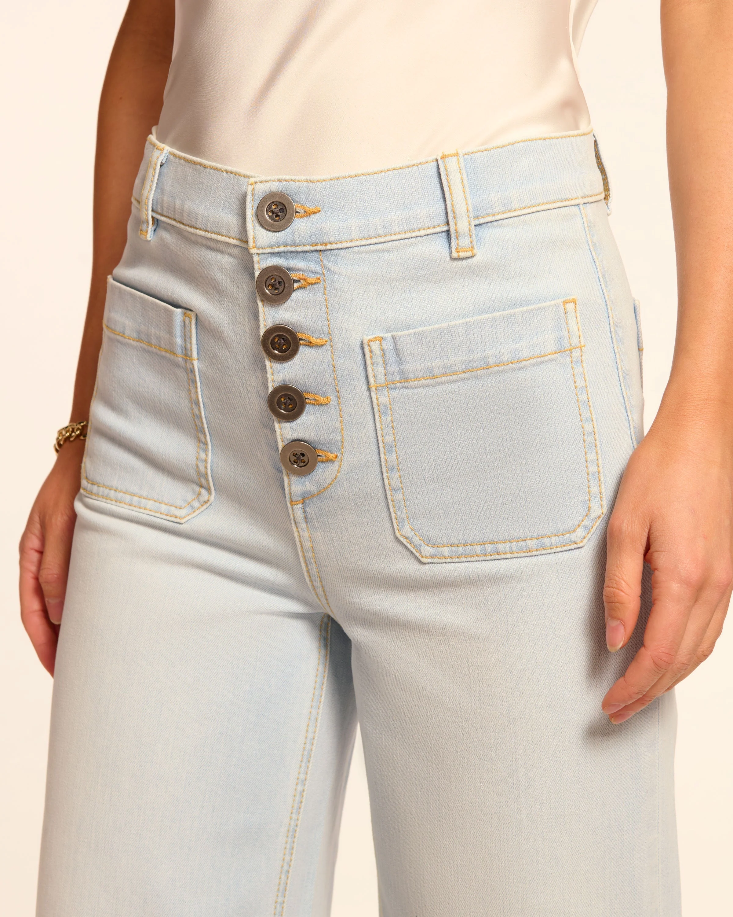 Cindy High-Rise Wide Leg Jean - Image 4
