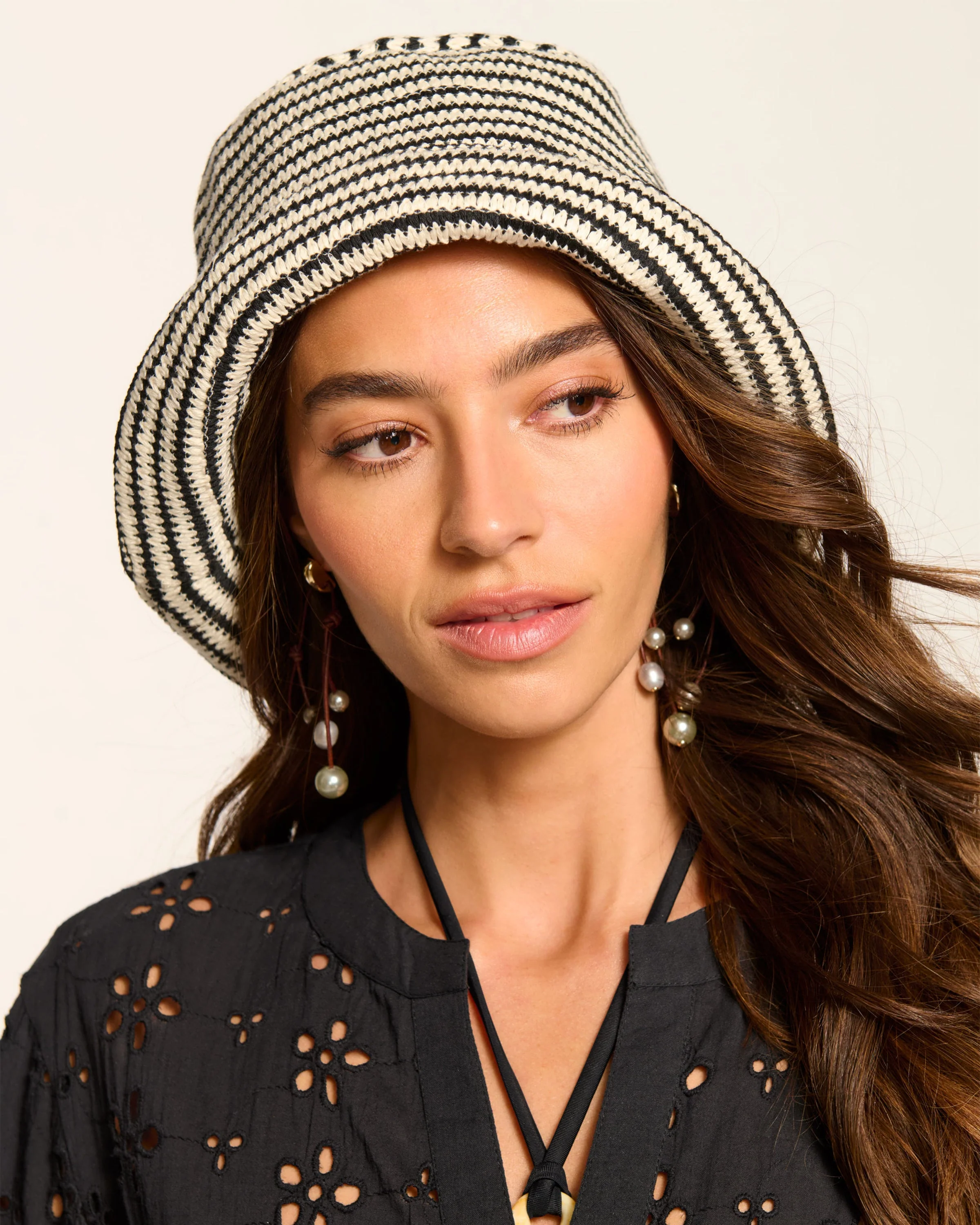 Delores Crochet Bucket Hat - Image 2