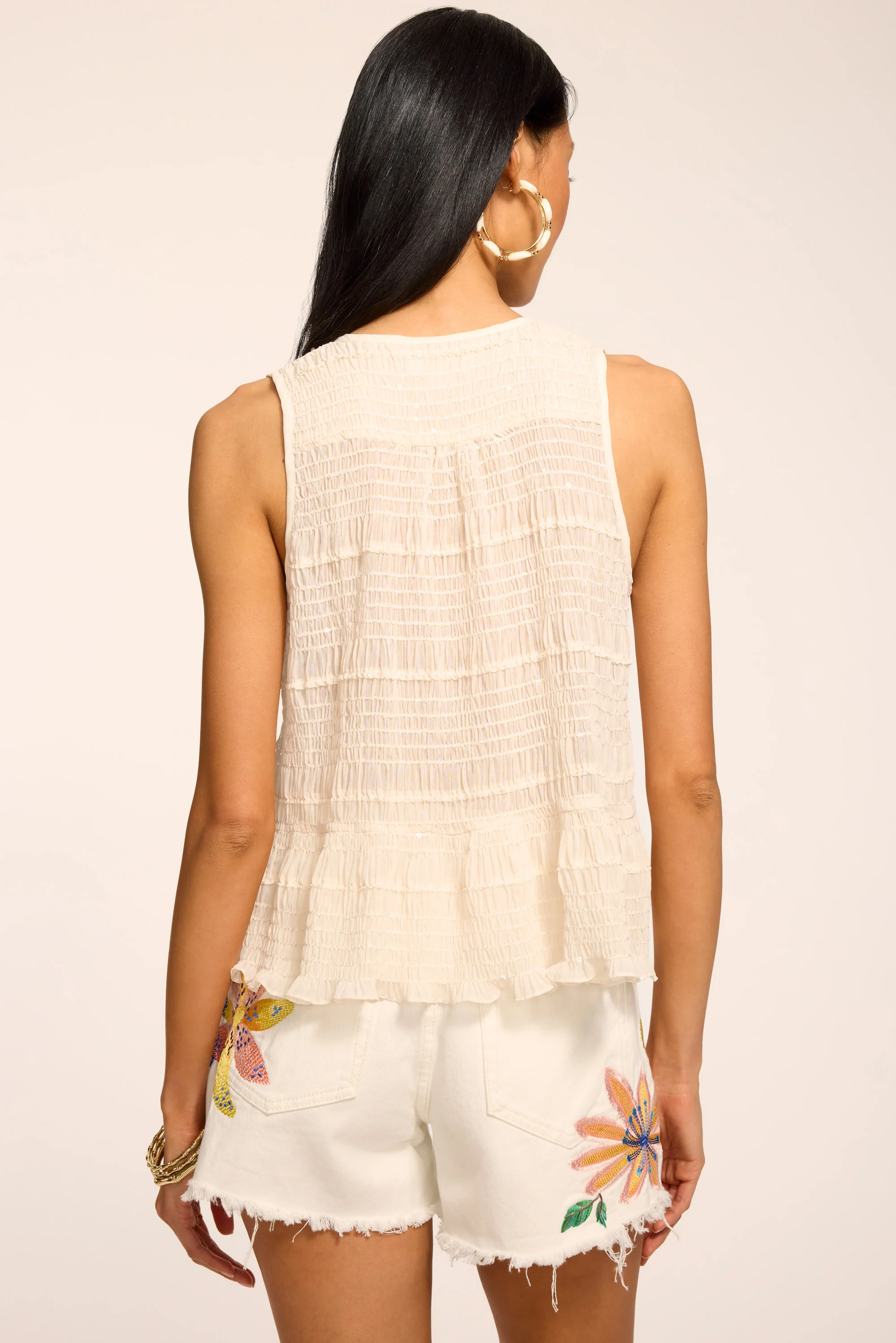Elise Embellished Tank Top - Image 3