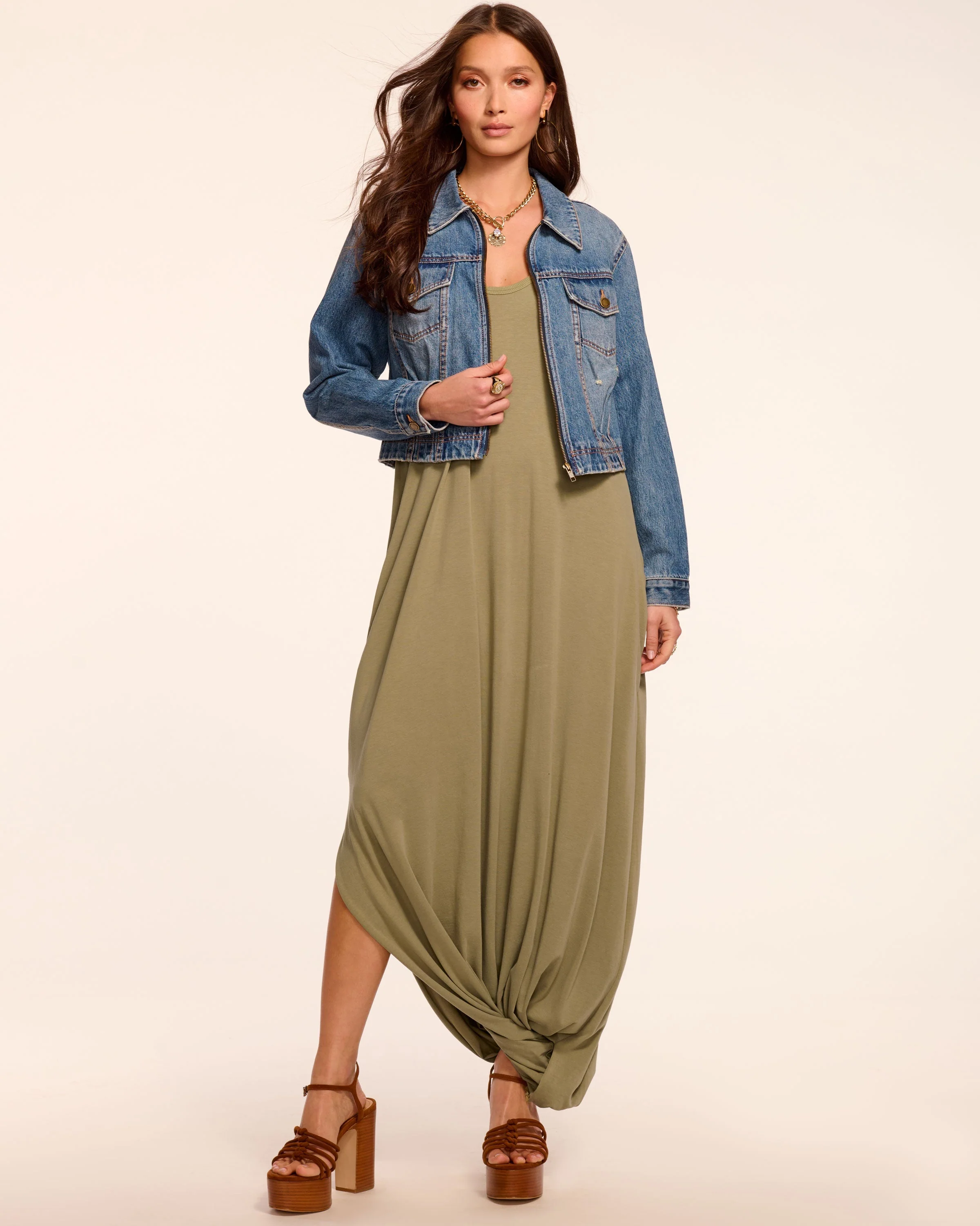 Ellison Knit Scoop Neck Midi Dress - Image 4