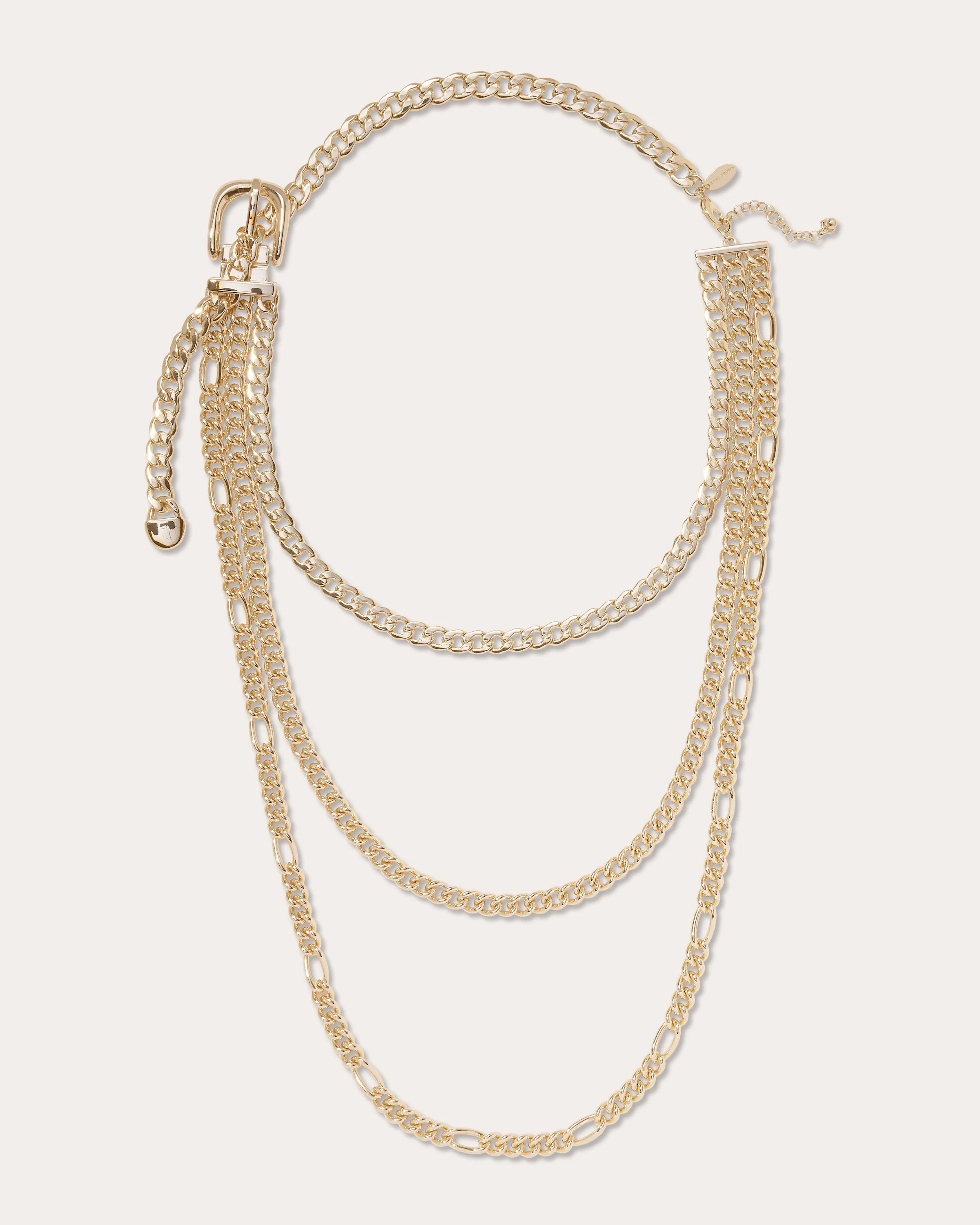 Emelia Layered Buckle Necklace