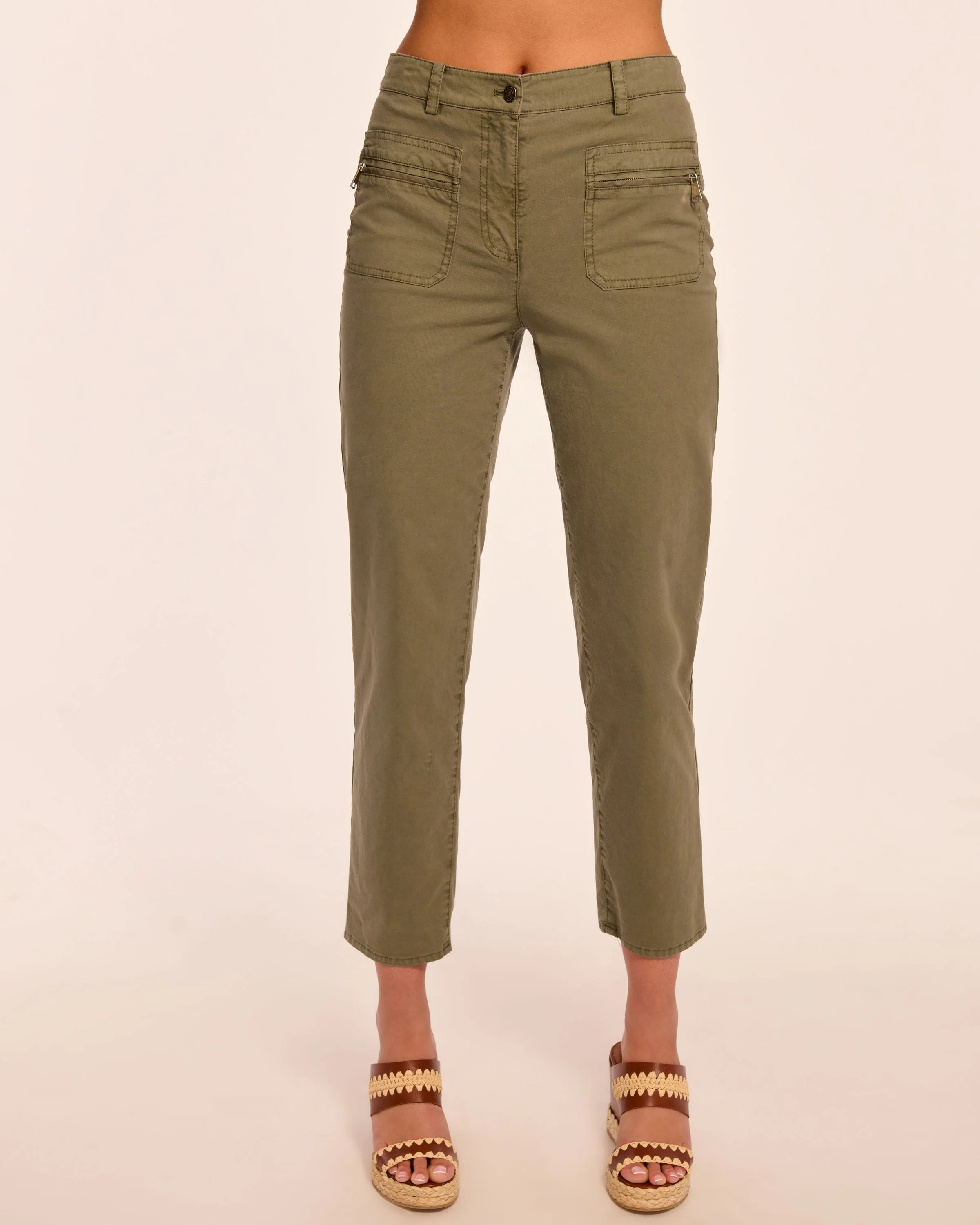 Emmy Canvas Ankle Length Pant