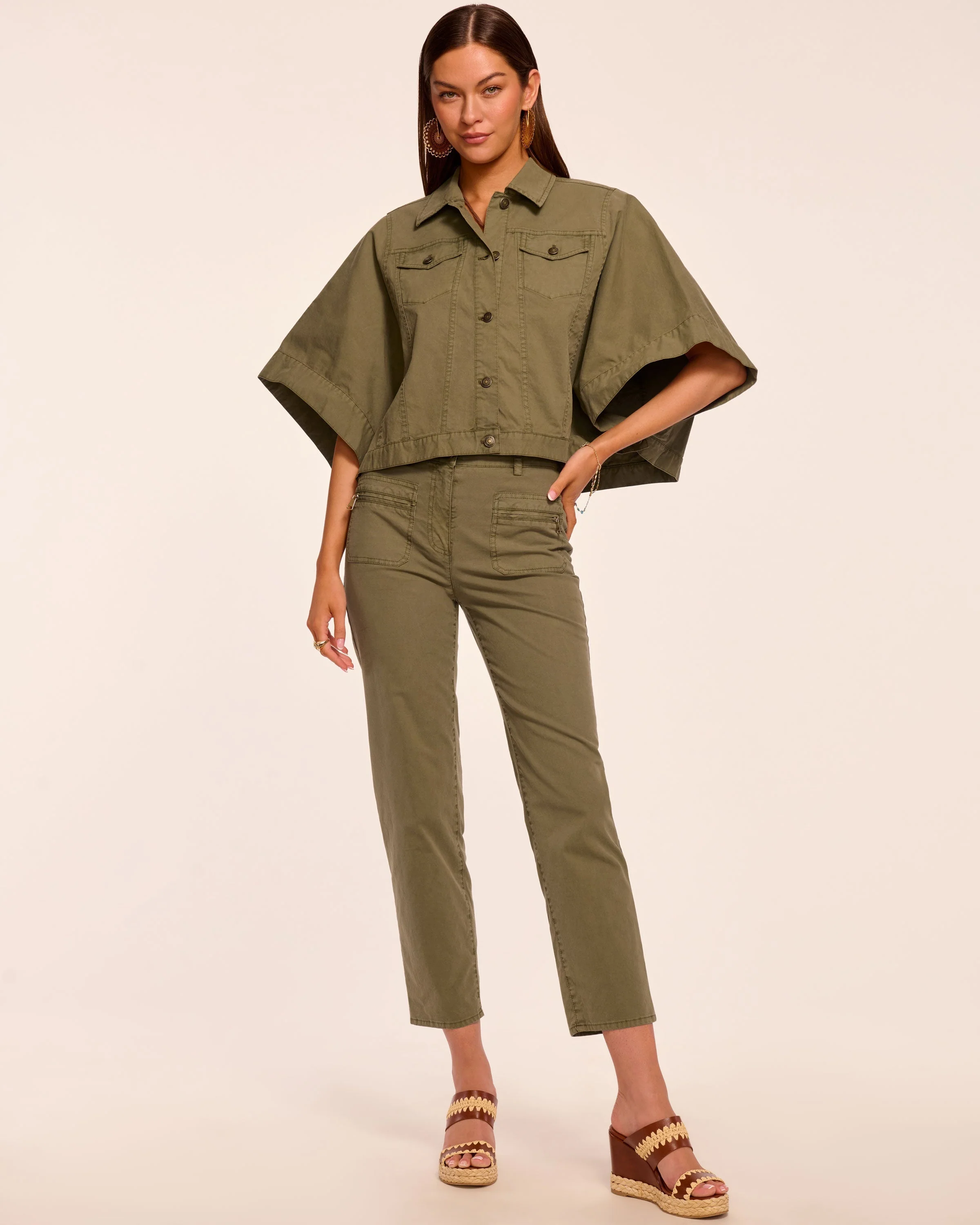 Emmy Canvas Ankle Length Pant - Image 2