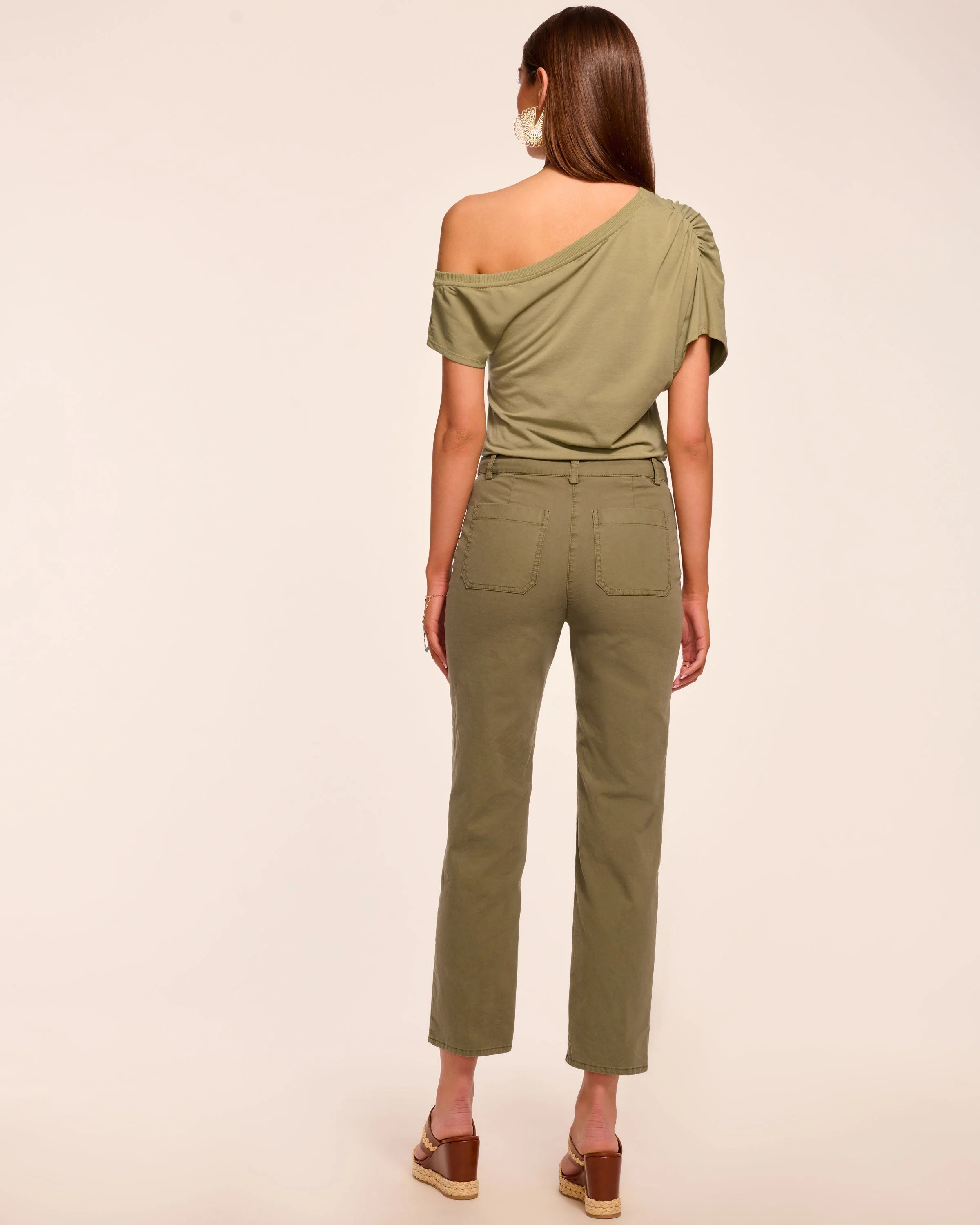 Emmy Canvas Ankle Length Pant - Image 5