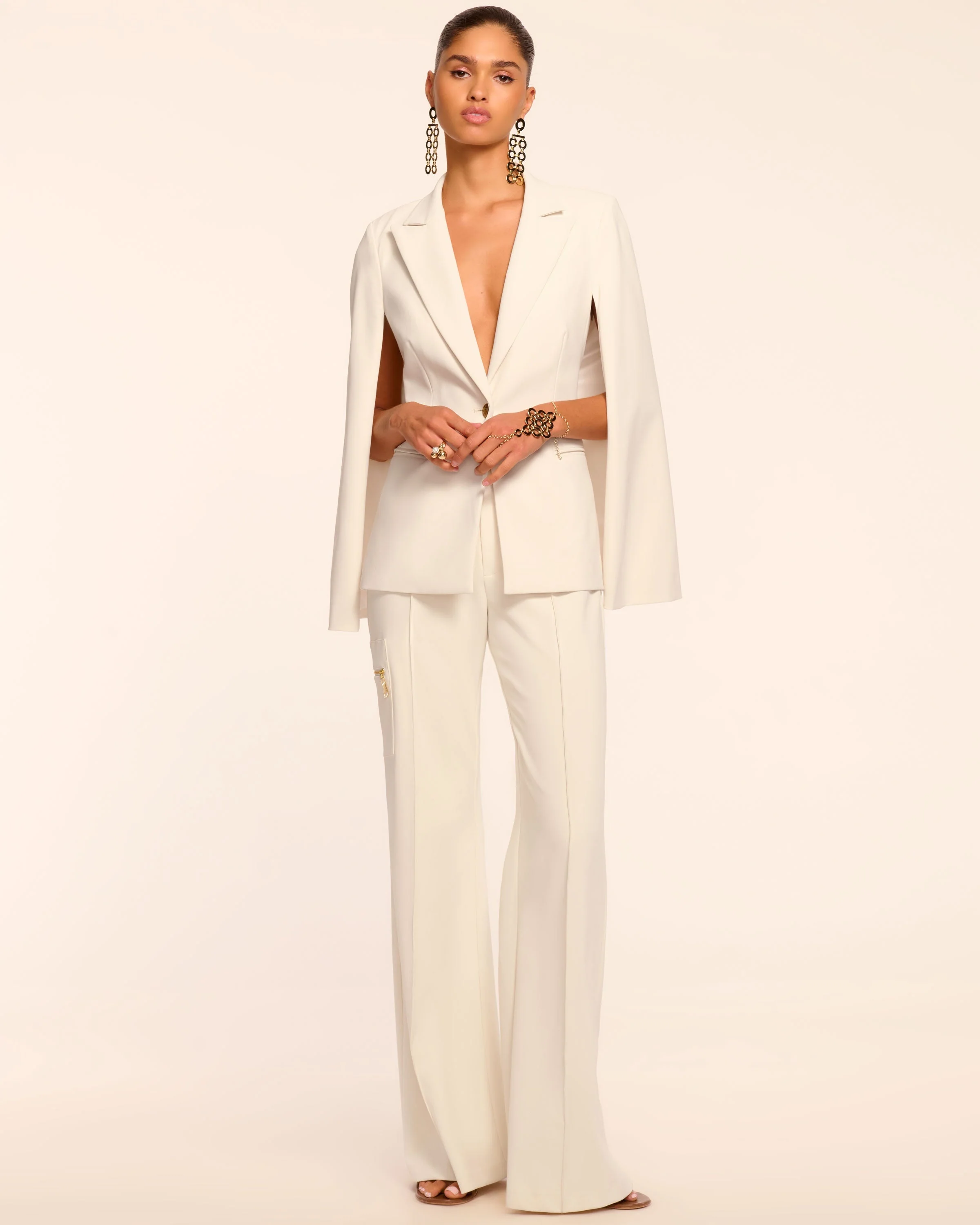 Emory Wide Leg Pant | WINTER WHITE - Image 3
