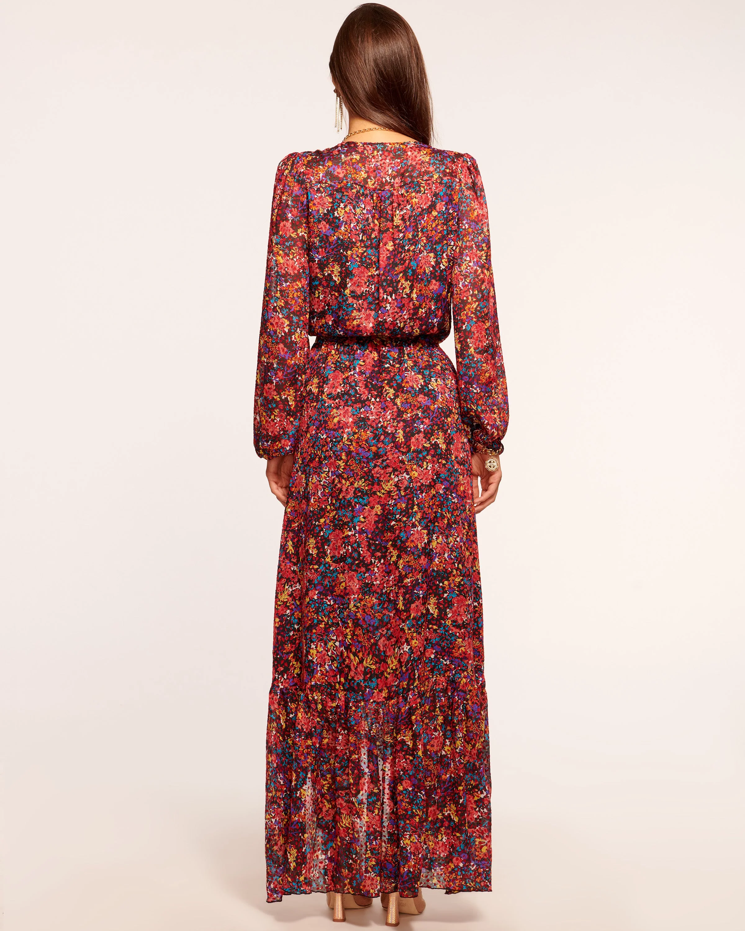Fatima Long Sleeve Midi Dress - Image 4