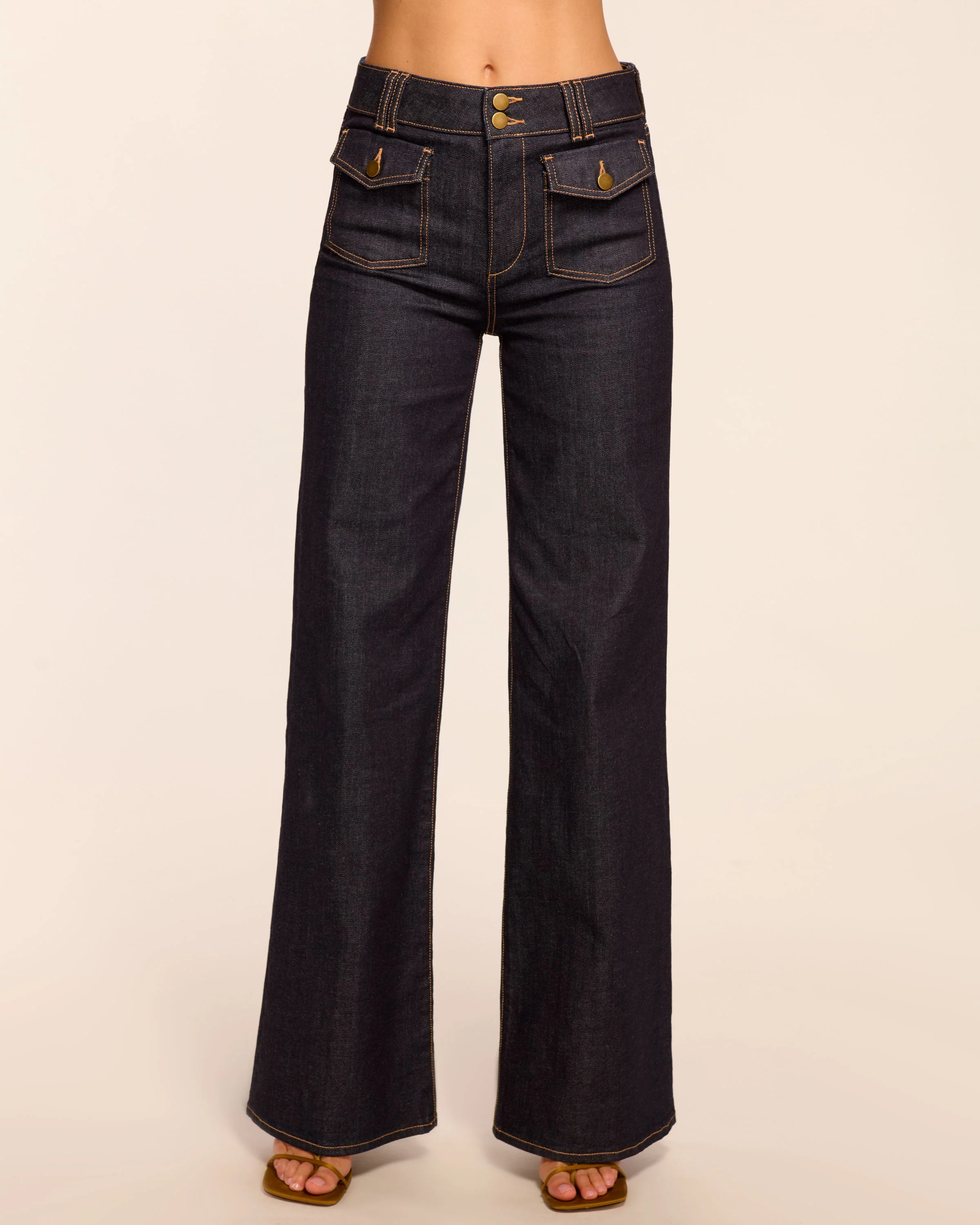 Fay High-Rise Wide Leg Jean