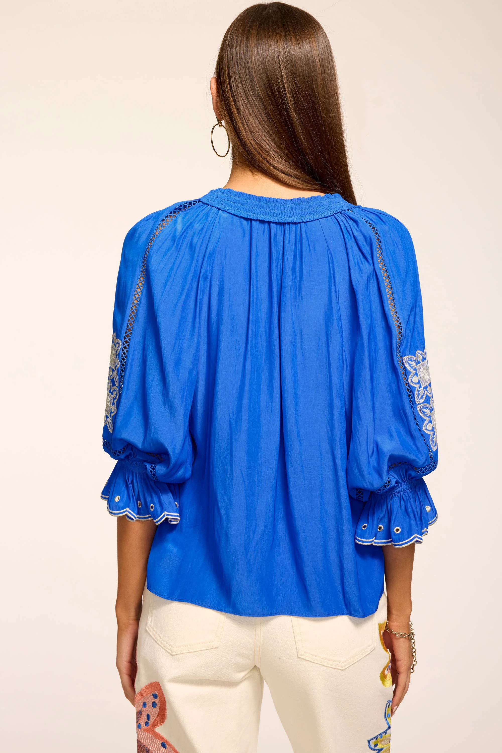Haven Embellished V-Neck Top - Image 4