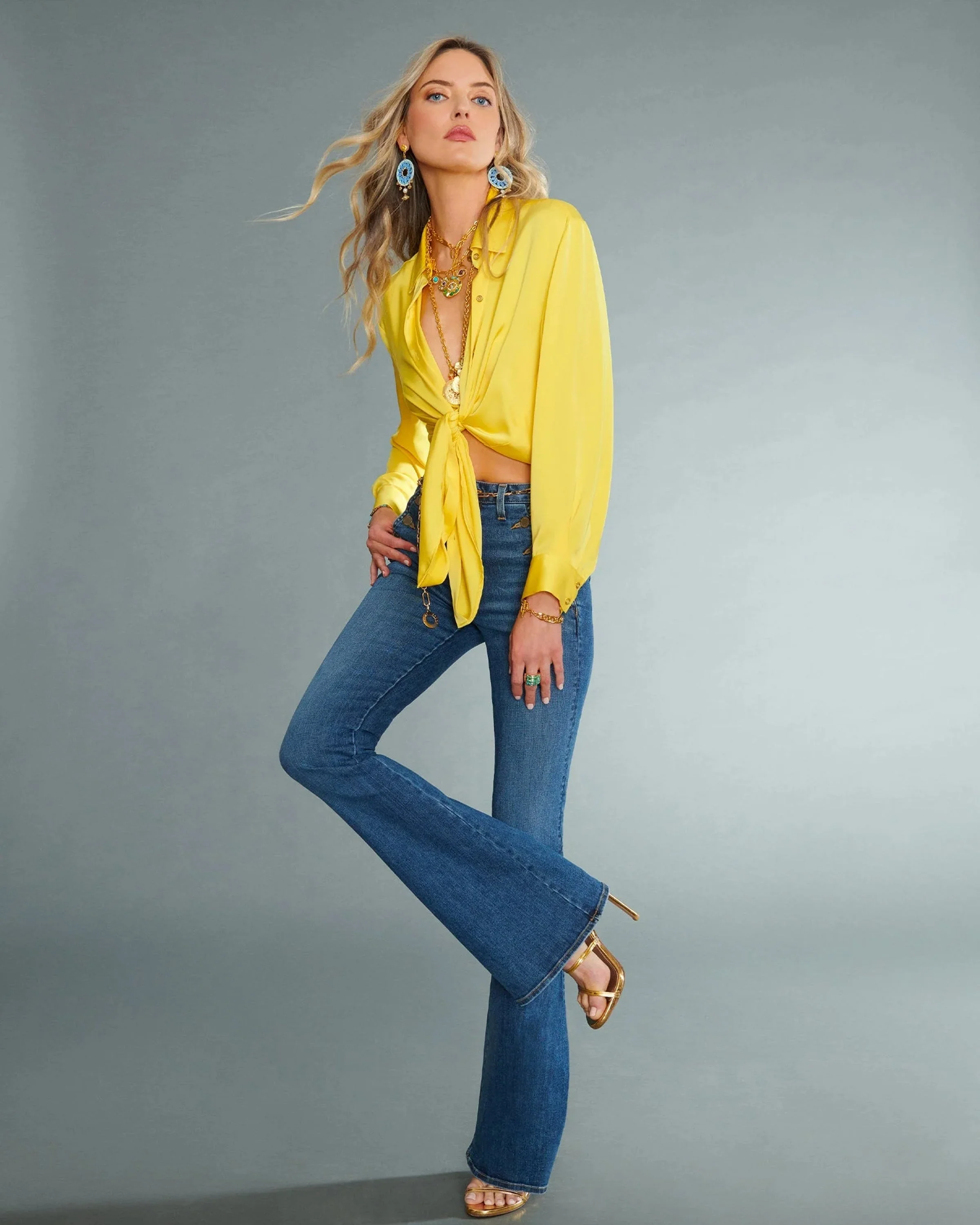 Helena High-Rise Flare Jean - Image 43