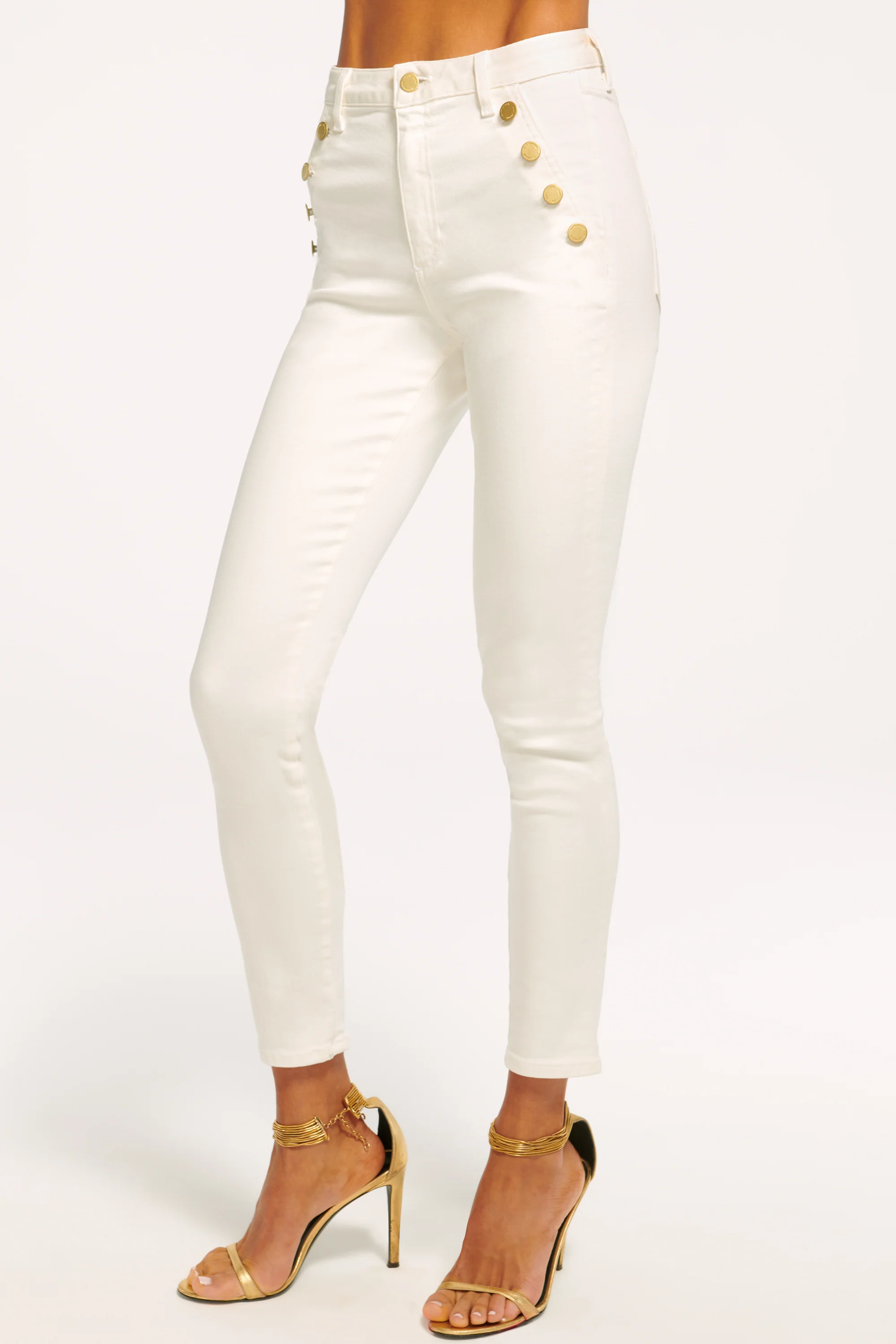Helena High-Rise Skinny Jean | WHITE - Image 3