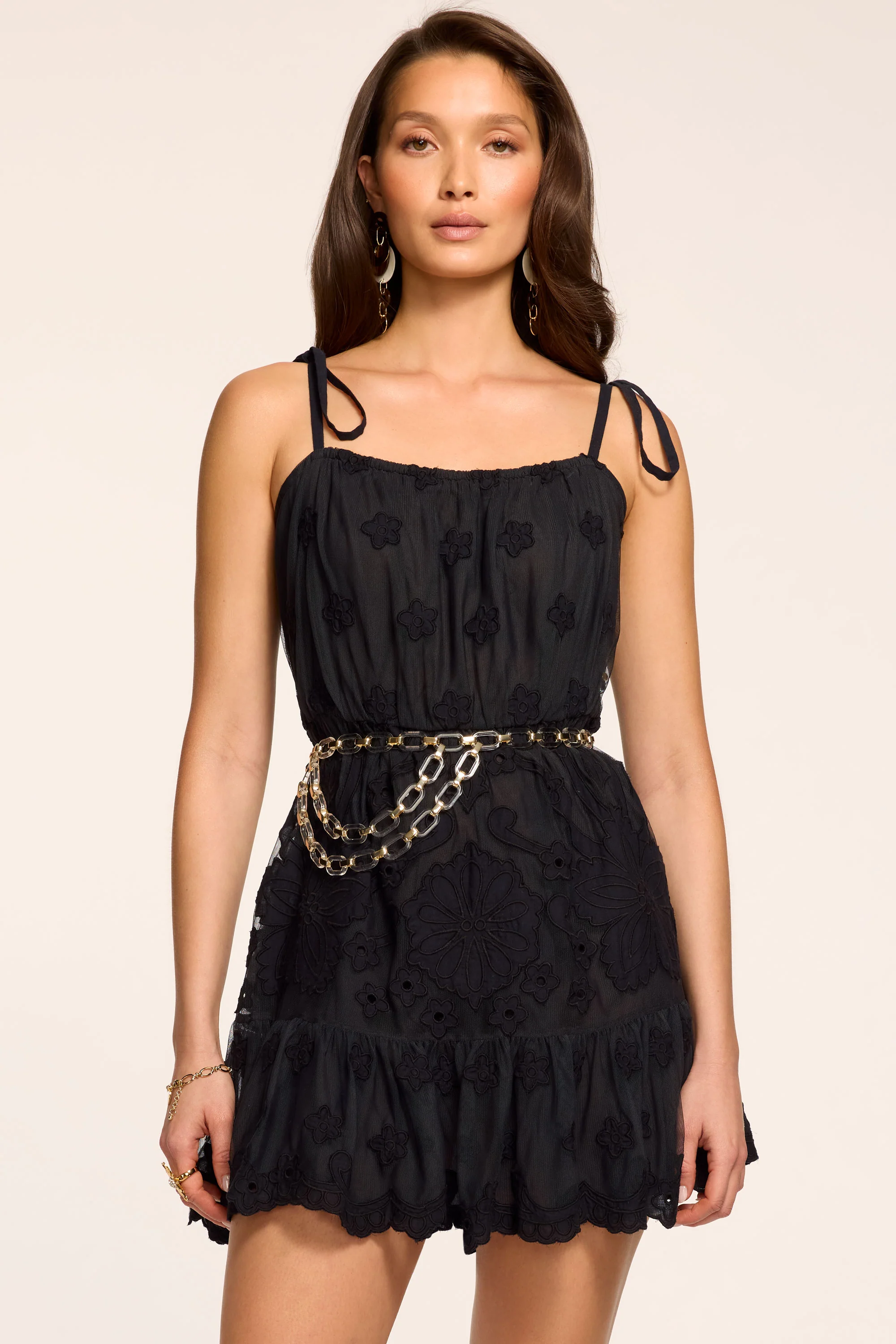 Honor Embroidered Mini Dress