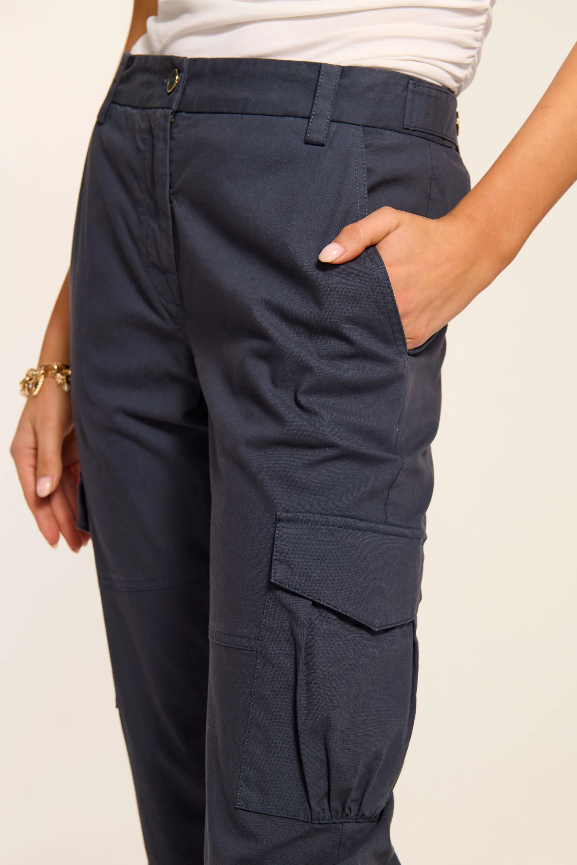 Isabelle Canvas Ankle Length Pant - Image 3