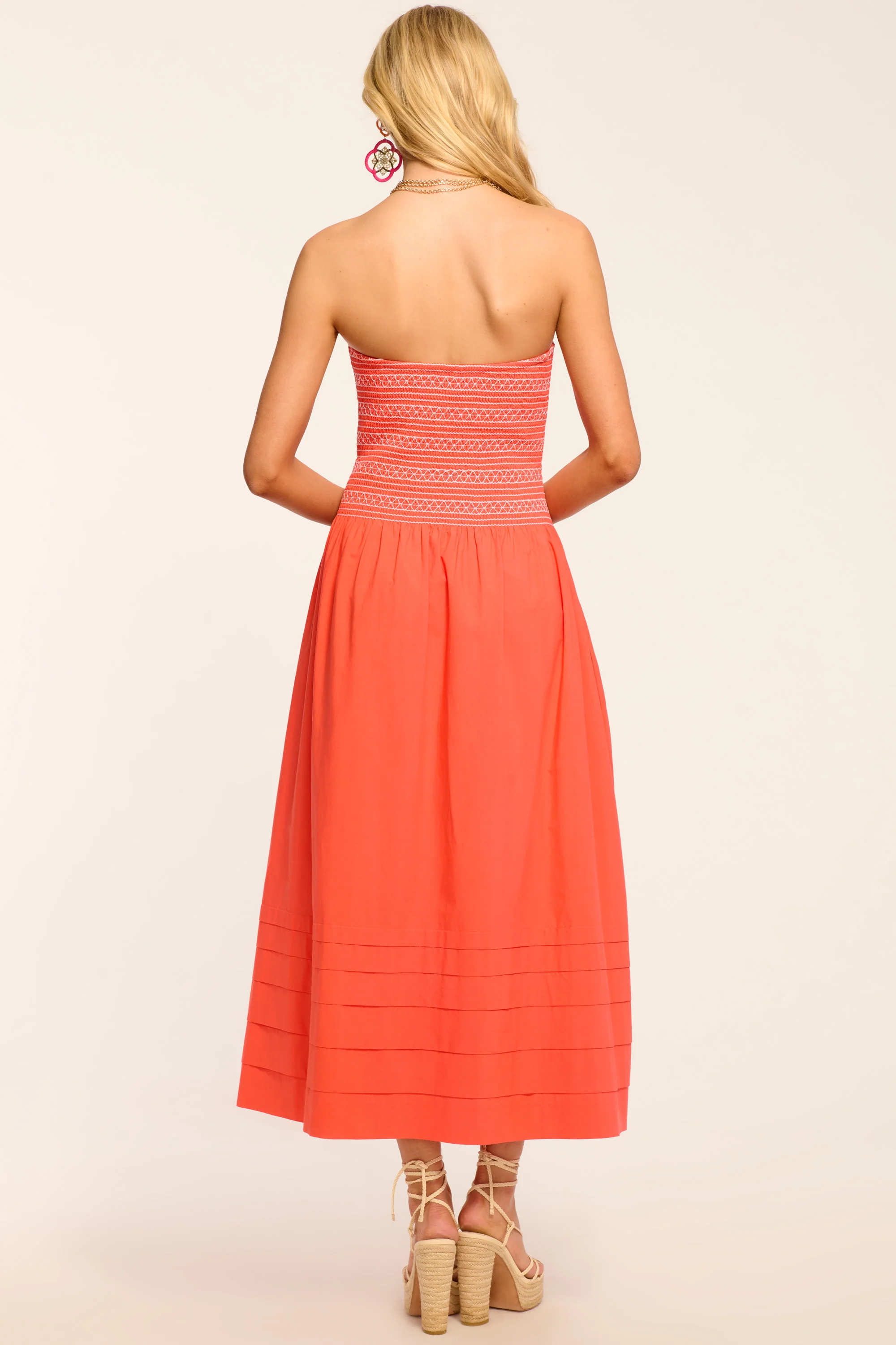 Jace Cotton Poplin Smocked Maxi Dress - Image 4