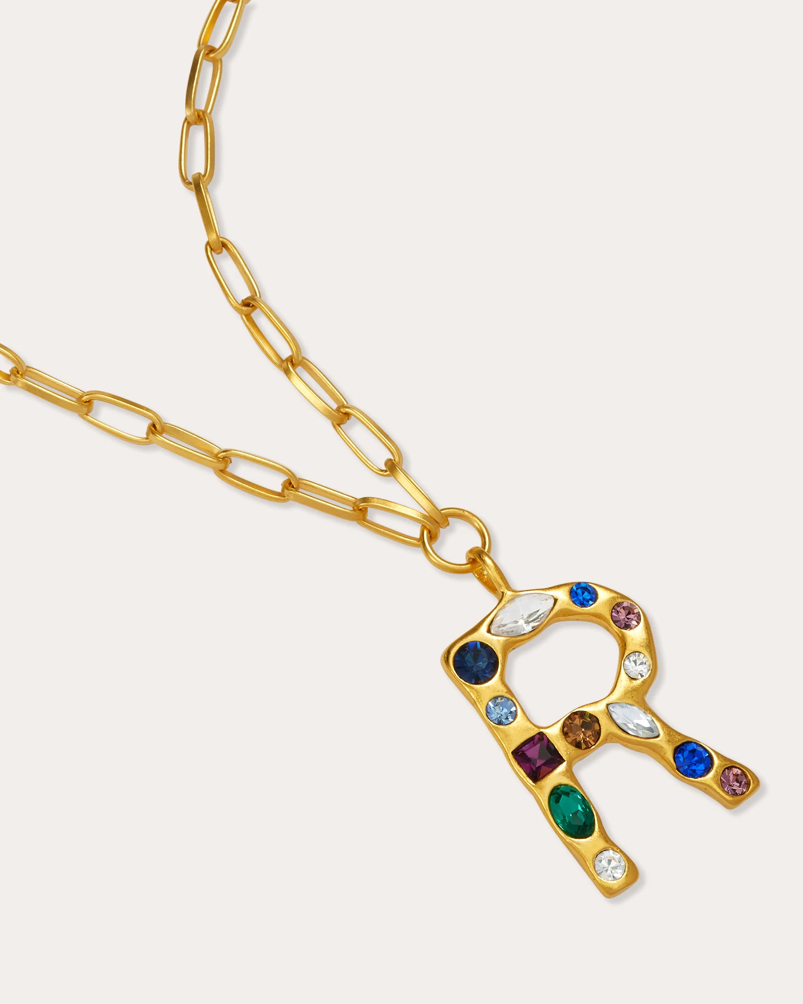 Jewel Letter Necklace - Image 3