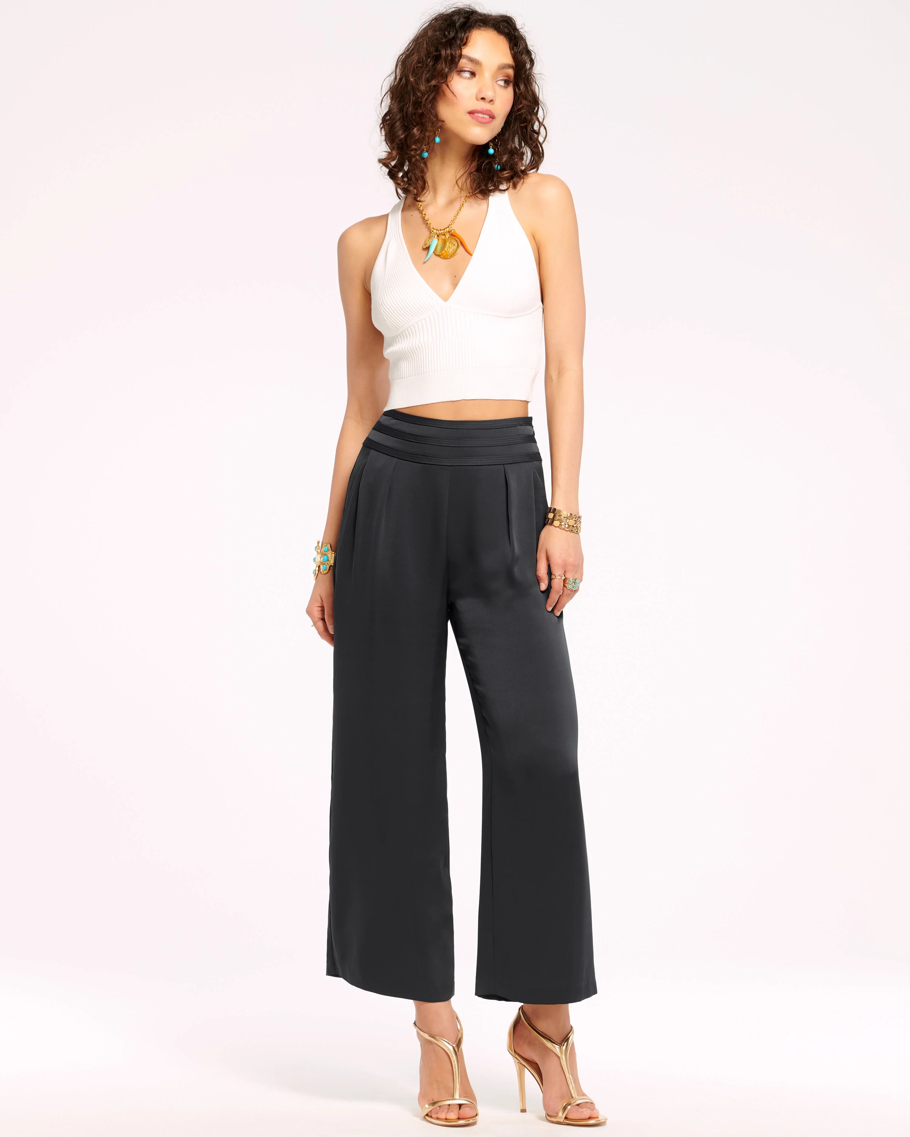 Joss Cropped Wide Leg Pant - Image 21