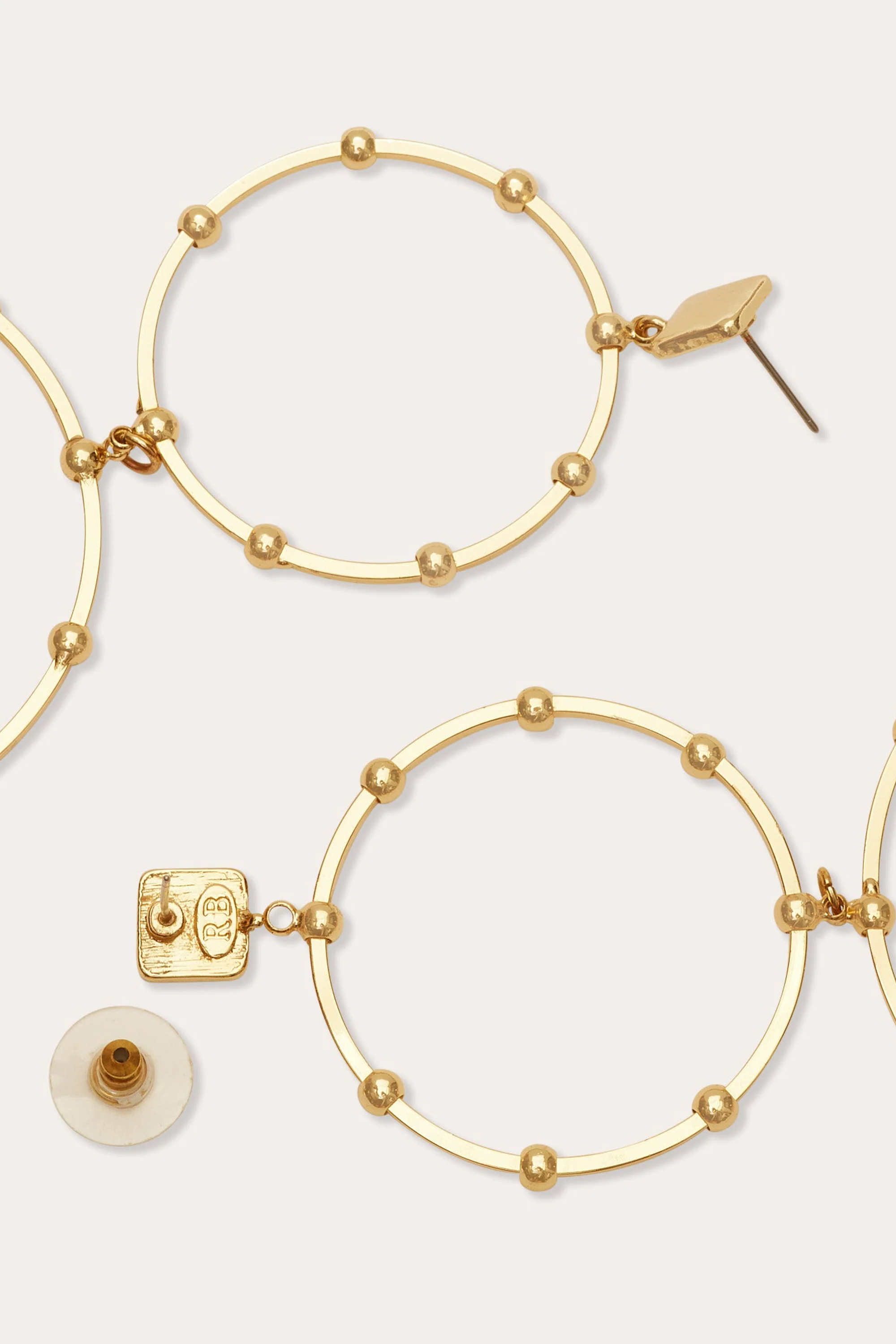Kairi Stacked Hoop Earrings - Image 3