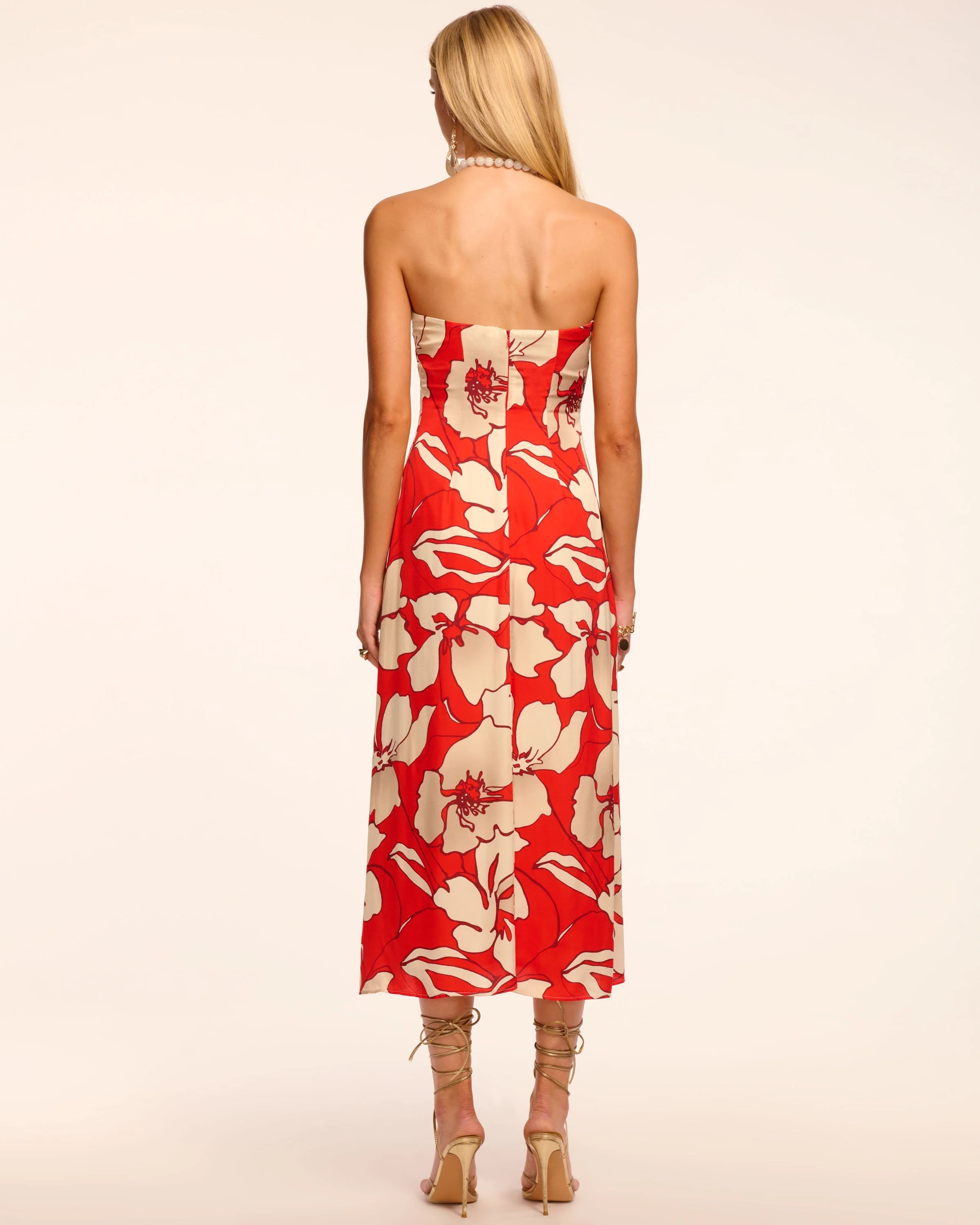 Kamilla Strapless Midi Dress - Image 4