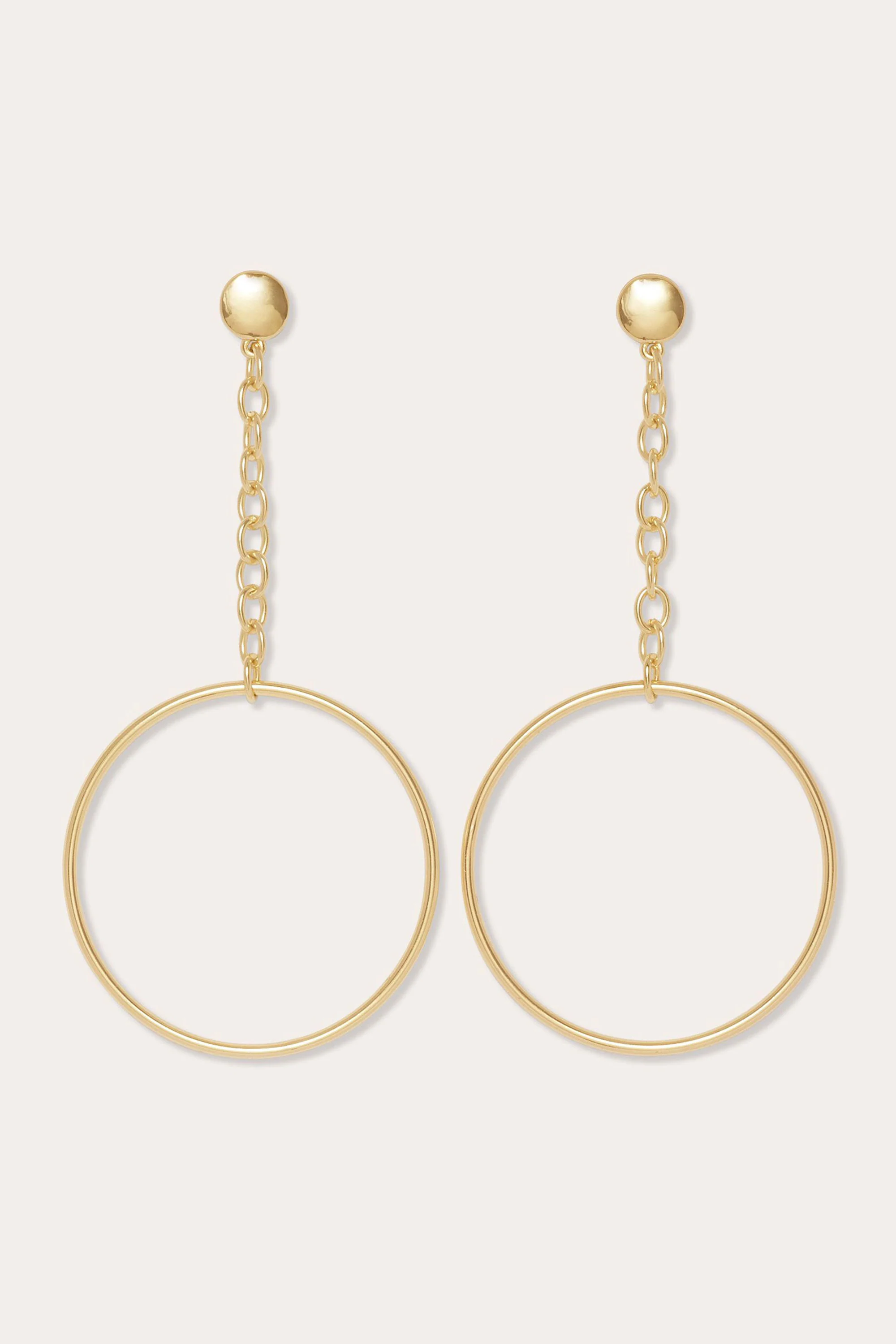 Lea Teardrop Hoop Earrings