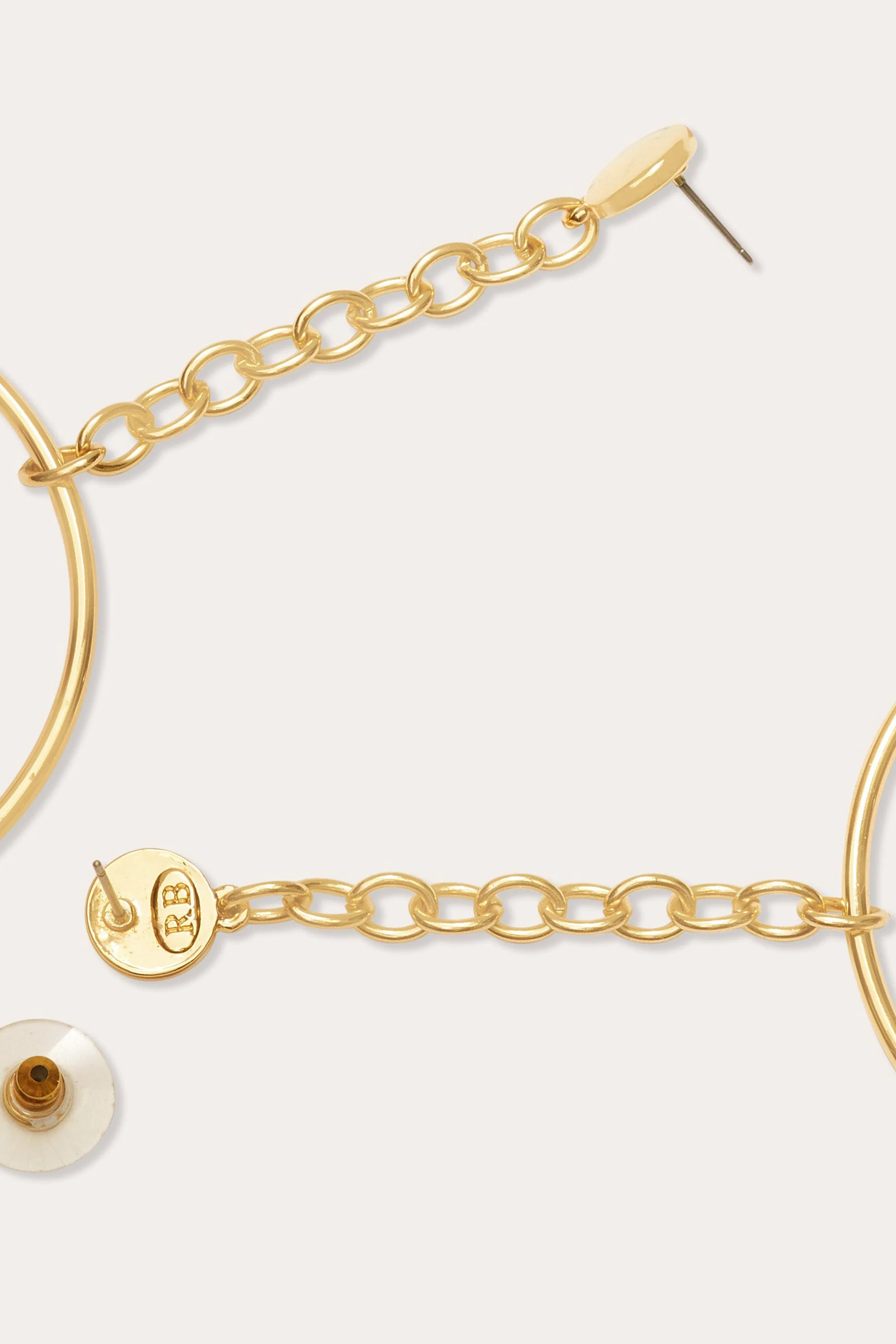 Lea Teardrop Hoop Earrings - Image 4