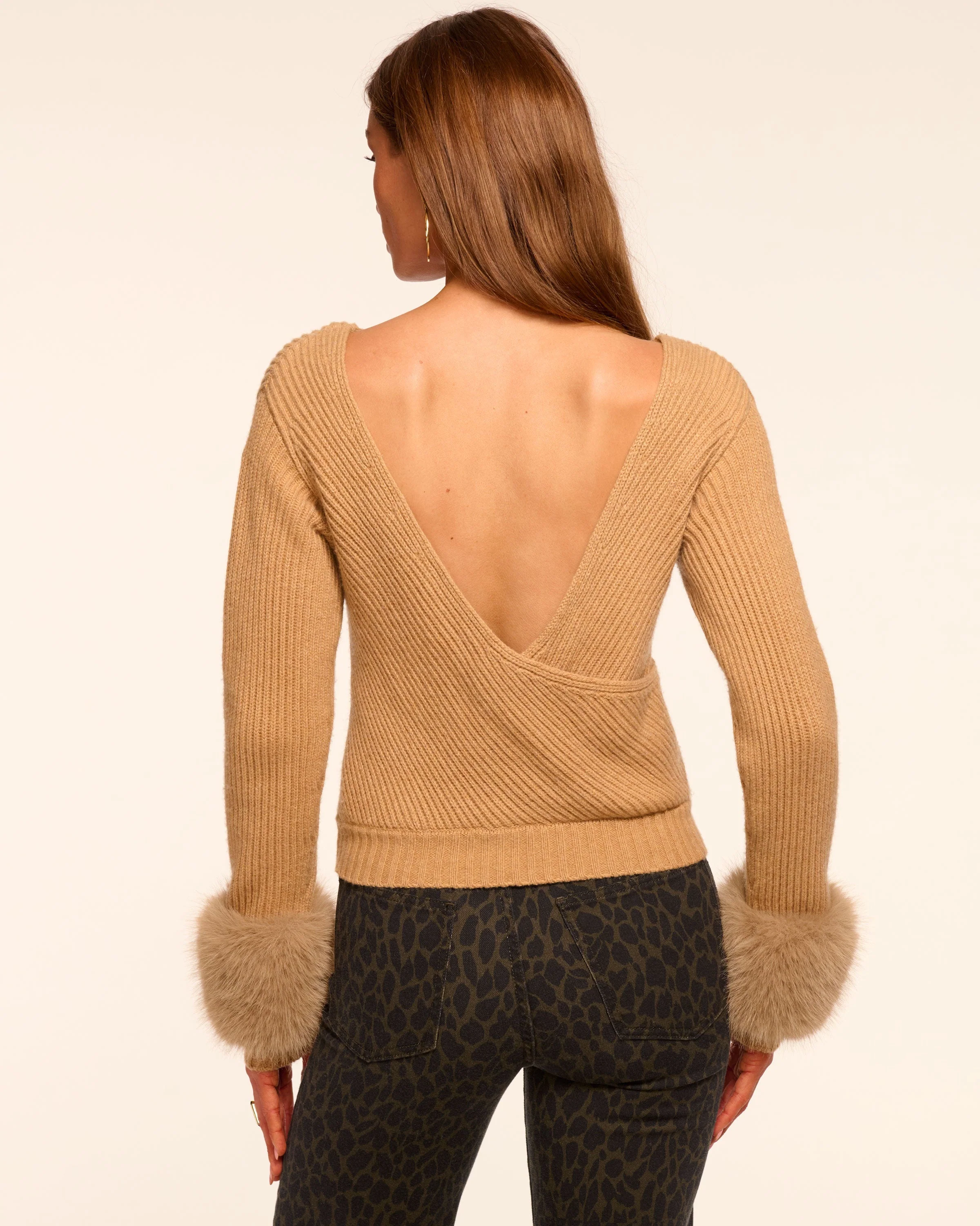 Lisa Wool Blend Sweater | CAMEL - Image 3