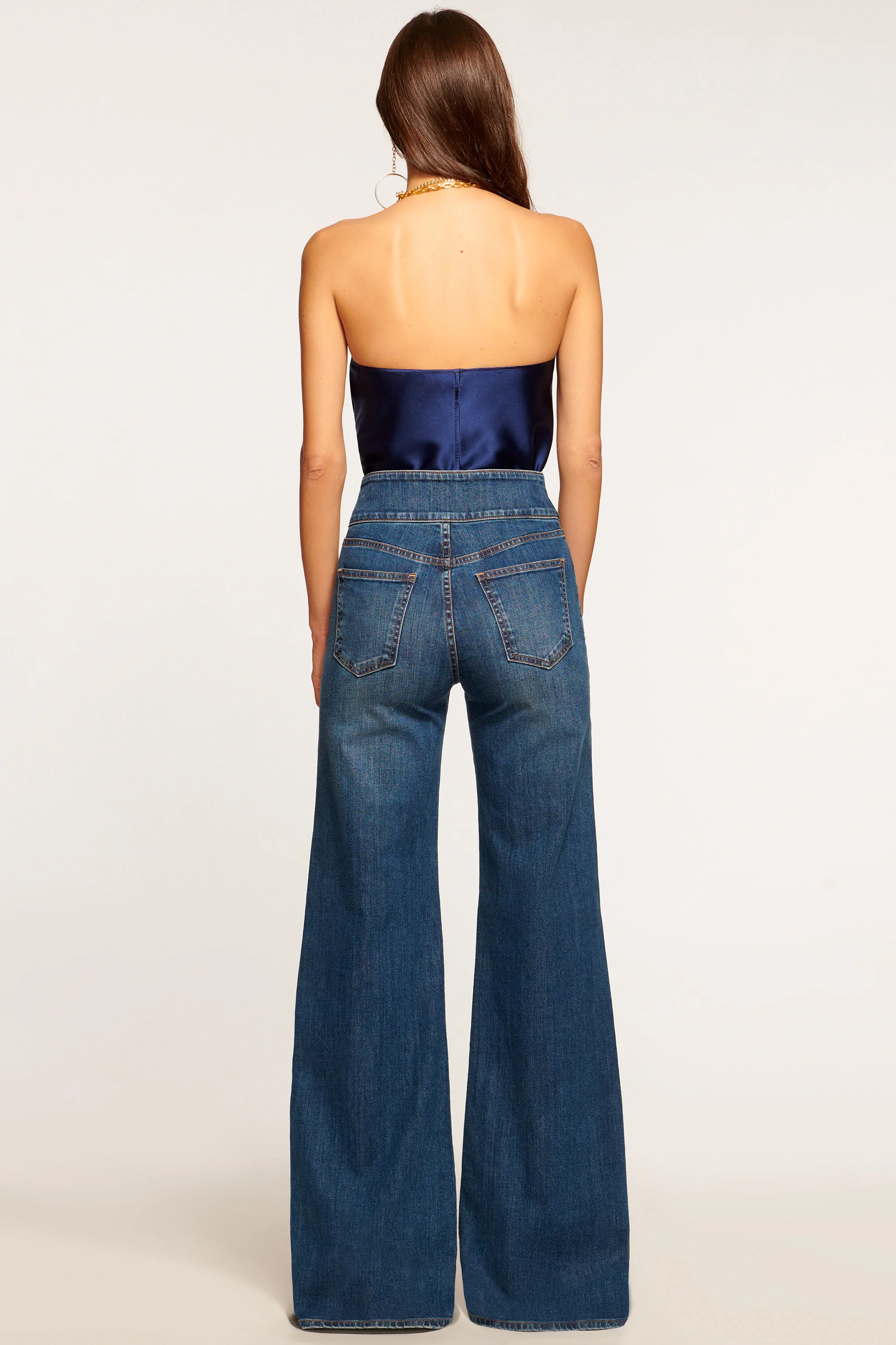Liv High-Rise Wide Leg Jean | MEDIUM WASH - Image 4