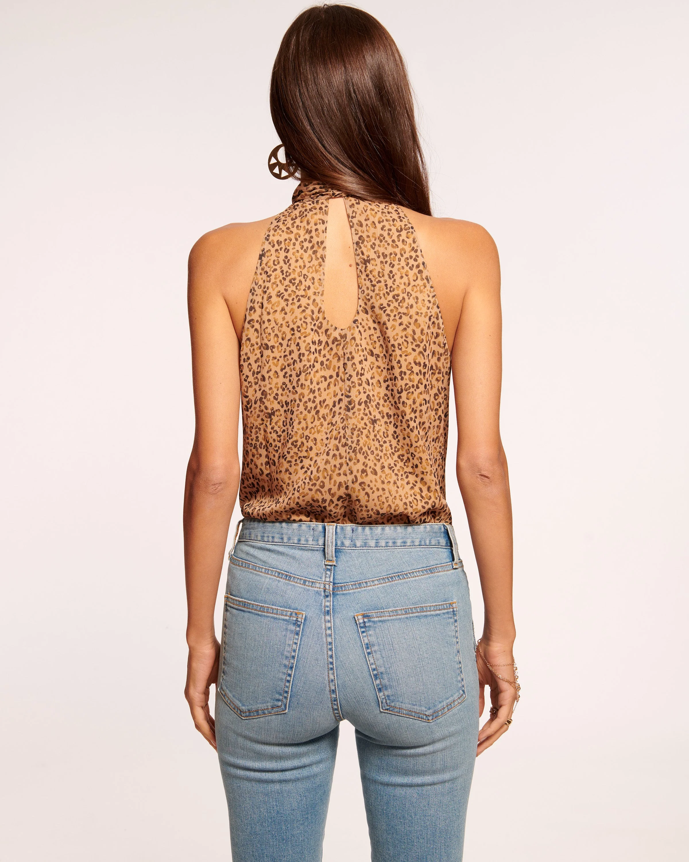 Lori Silk High Neck Tank Top - Image 27