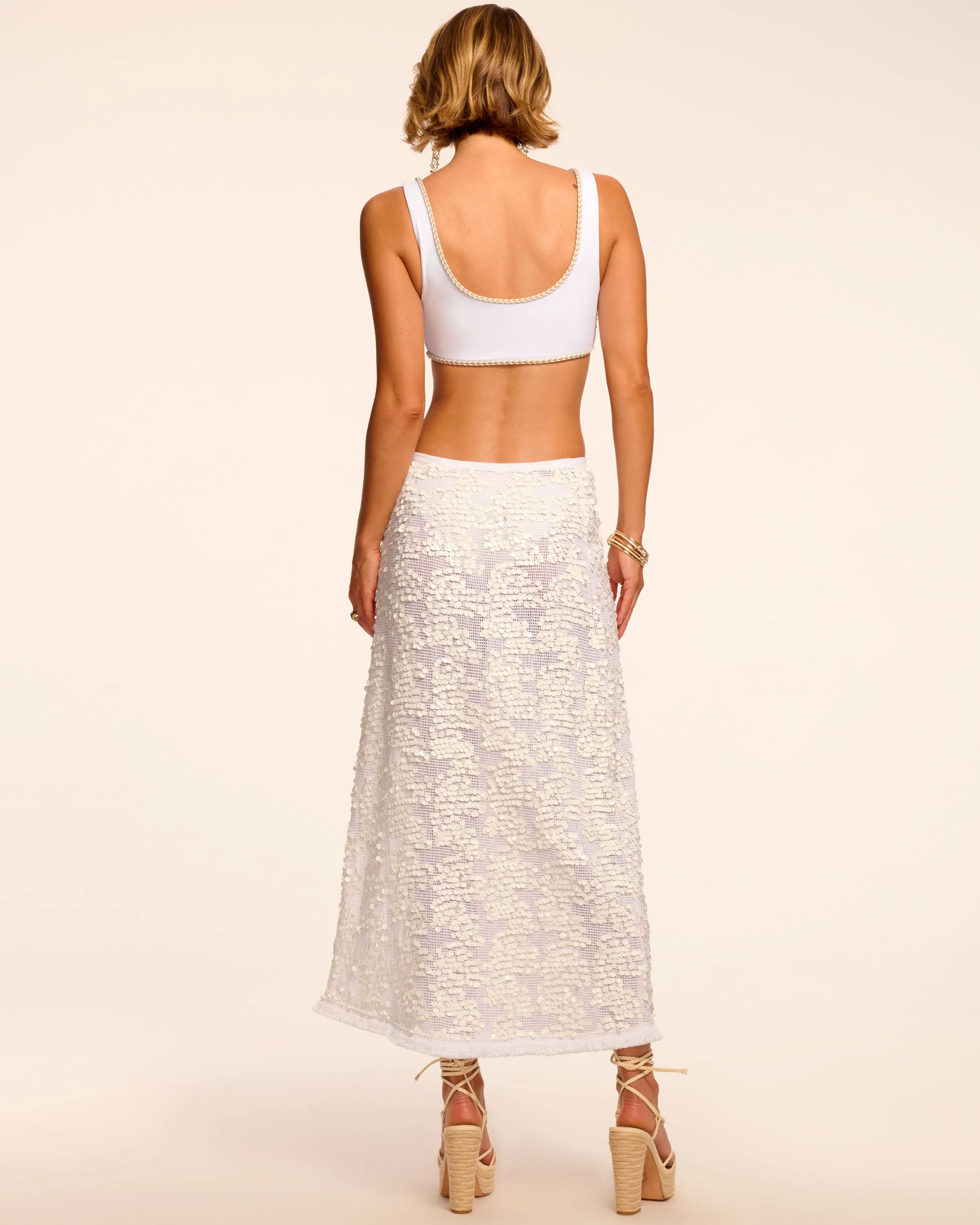 Lucille Paillette Coverup Skirt - Image 4