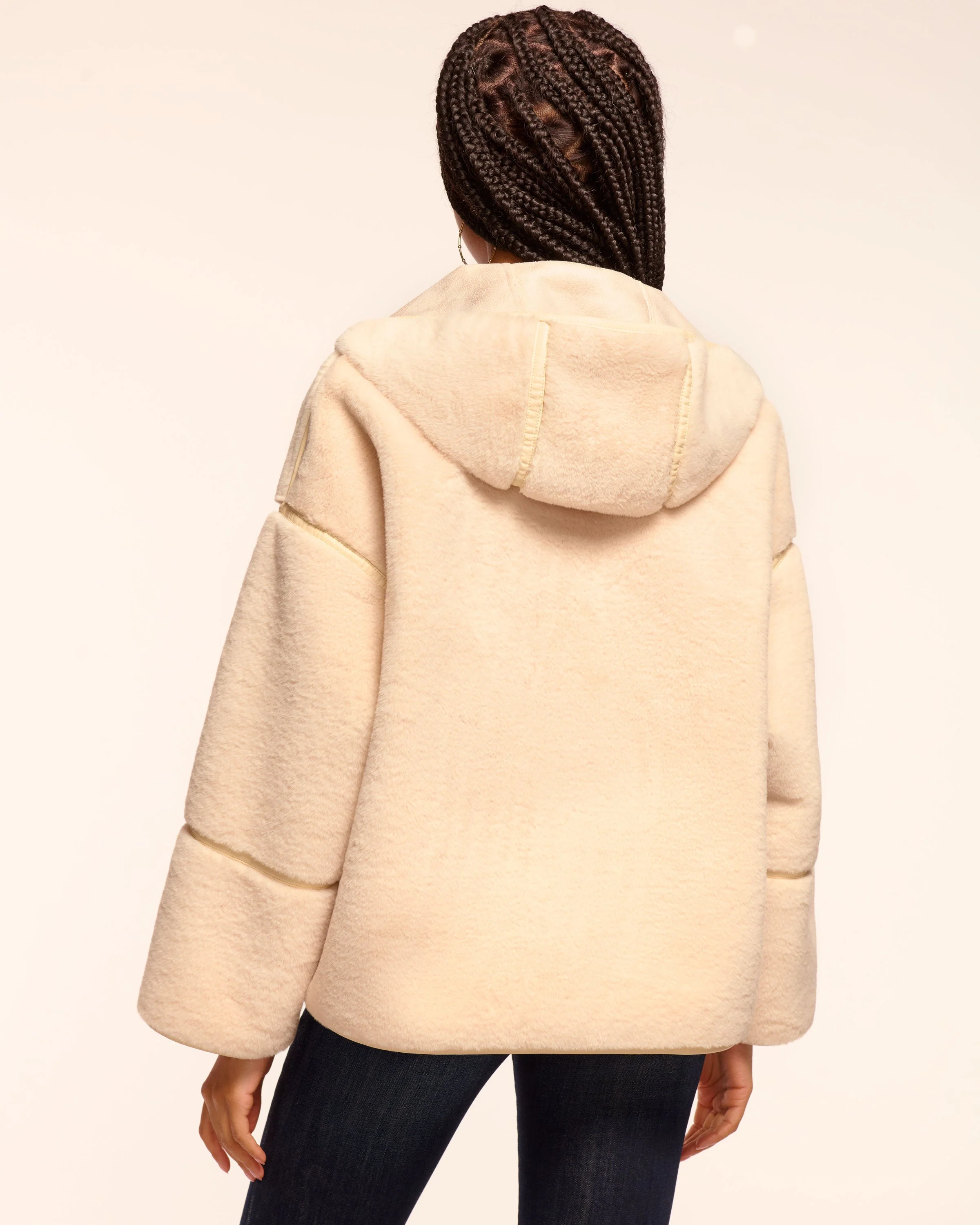 Lucy Faux Fur Coat - Image 10