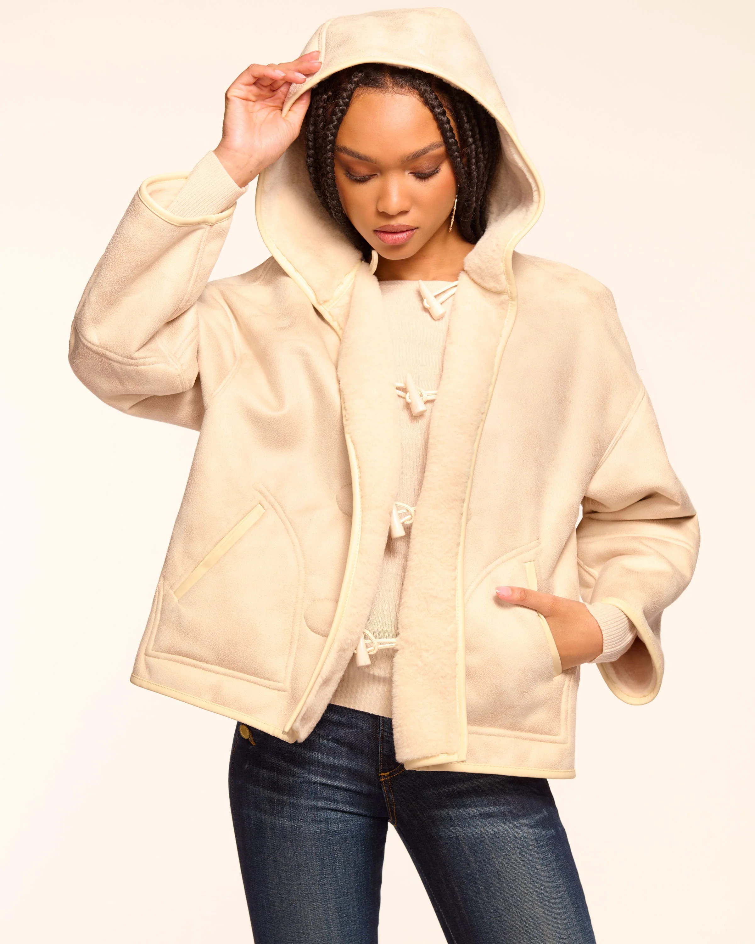 Lucy Faux Fur Coat - Image 13